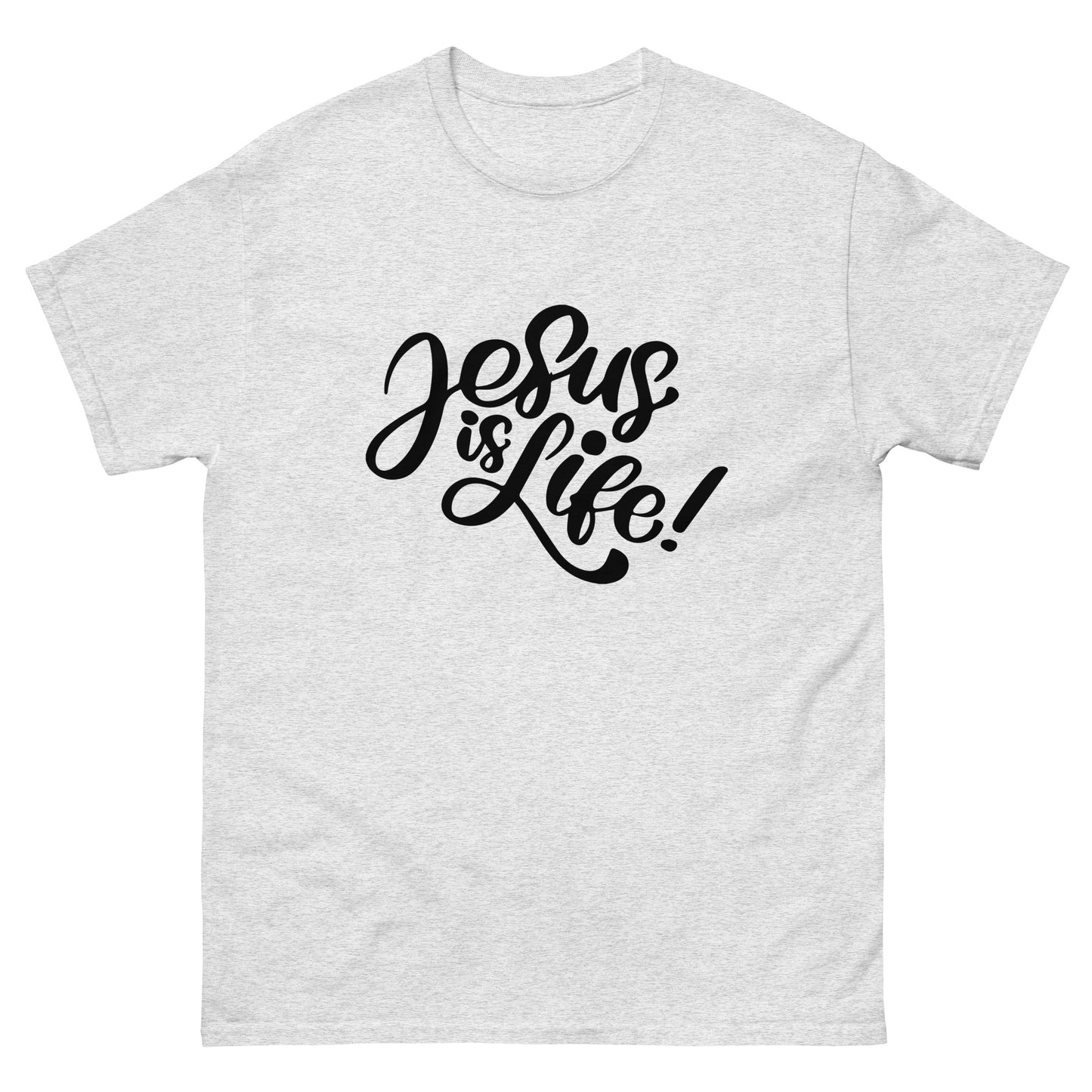Jesus is Life (Black design) - Men's classic tee