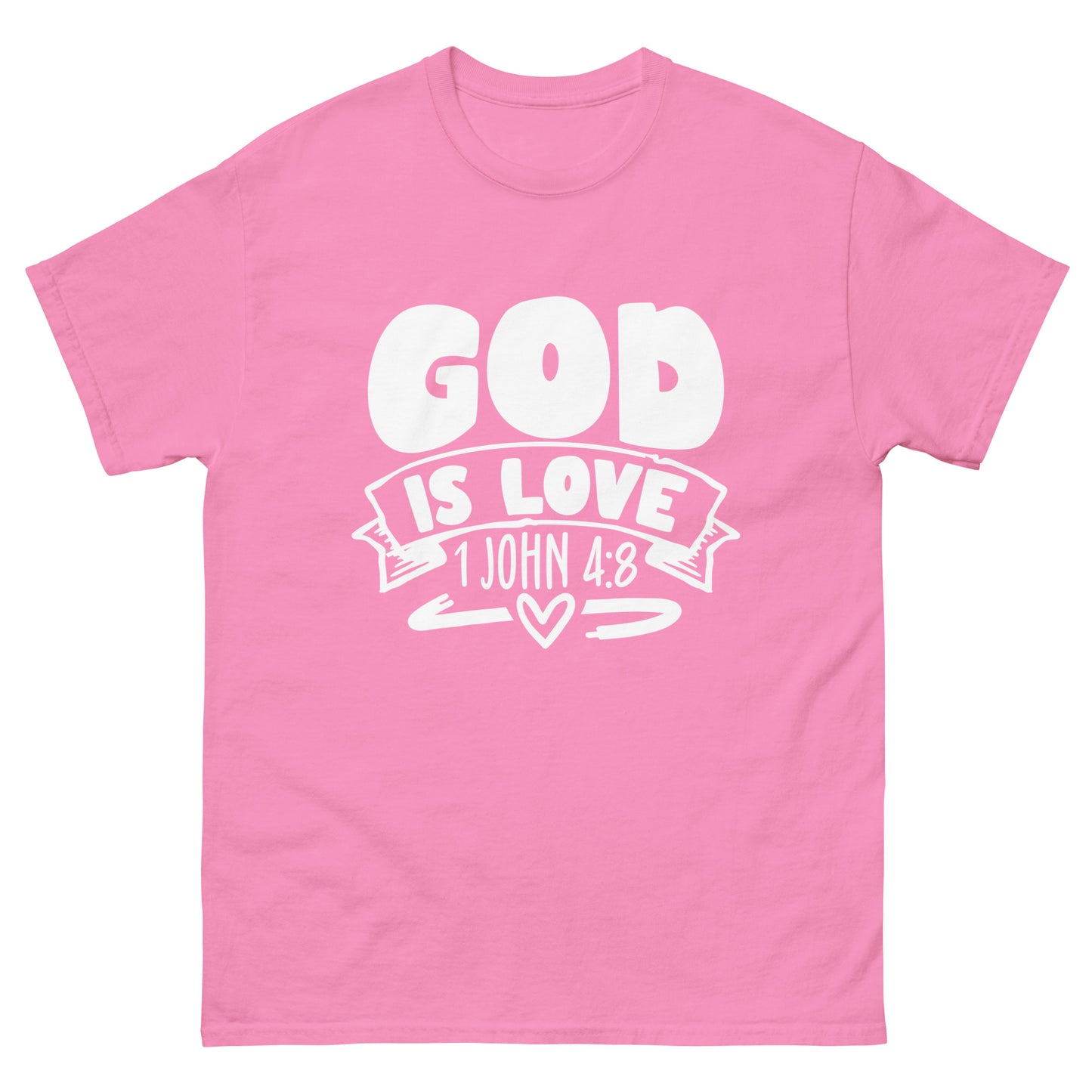 God is Love (White design) - Men's classic tee