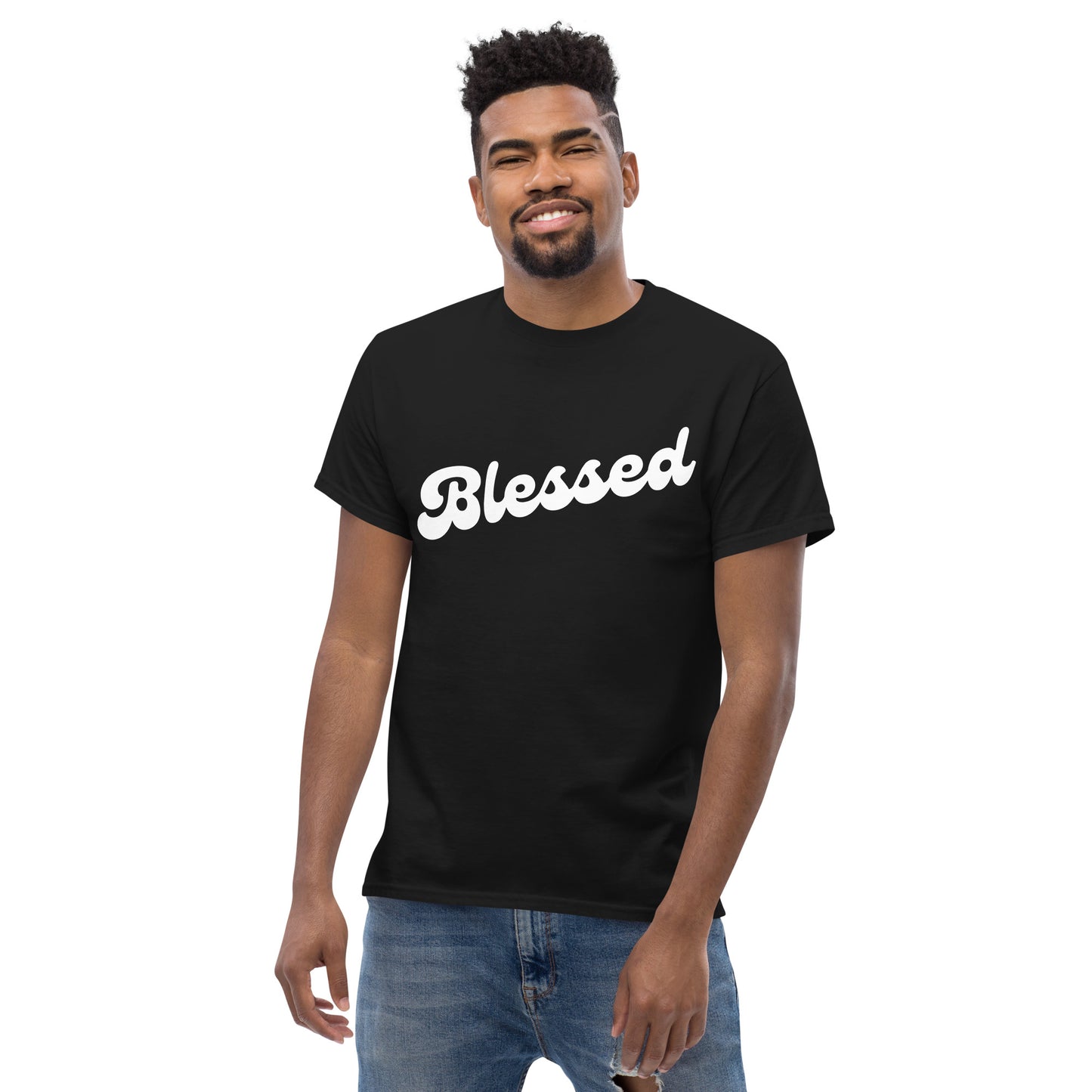 Blessed (White design) - Men's classic tee