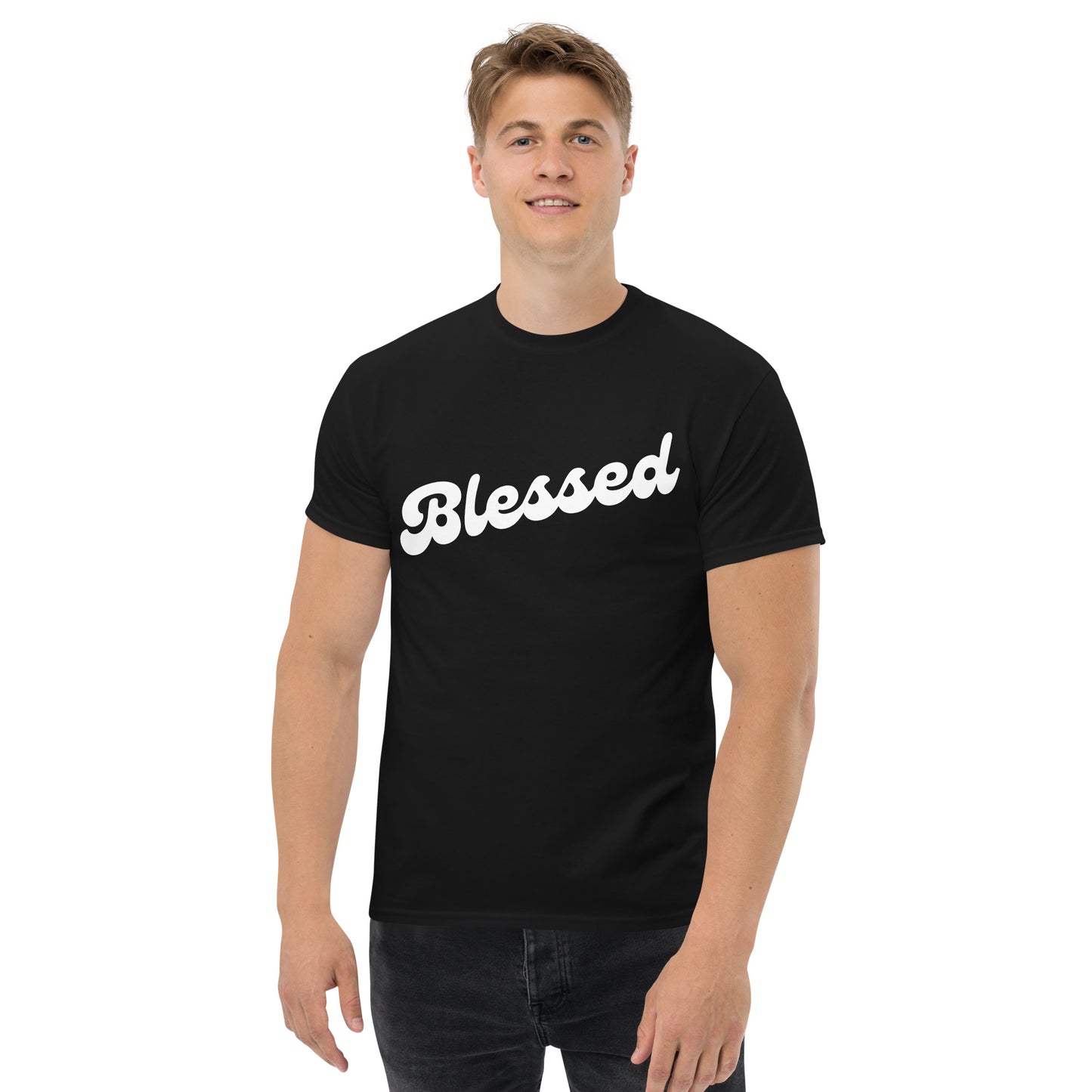 Blessed (White design) - Men's classic tee