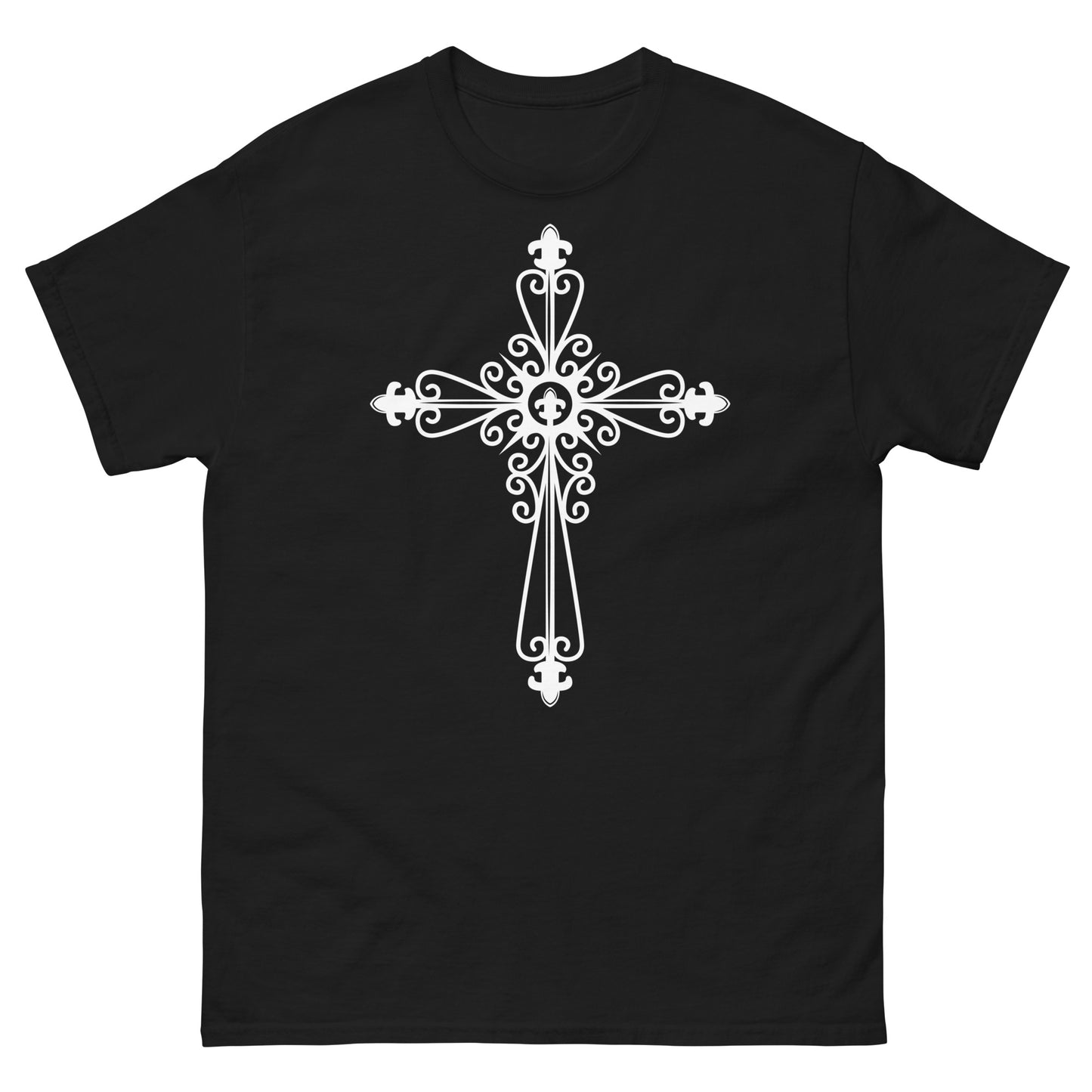 Faithful Cross (White design) - Men's classic tee