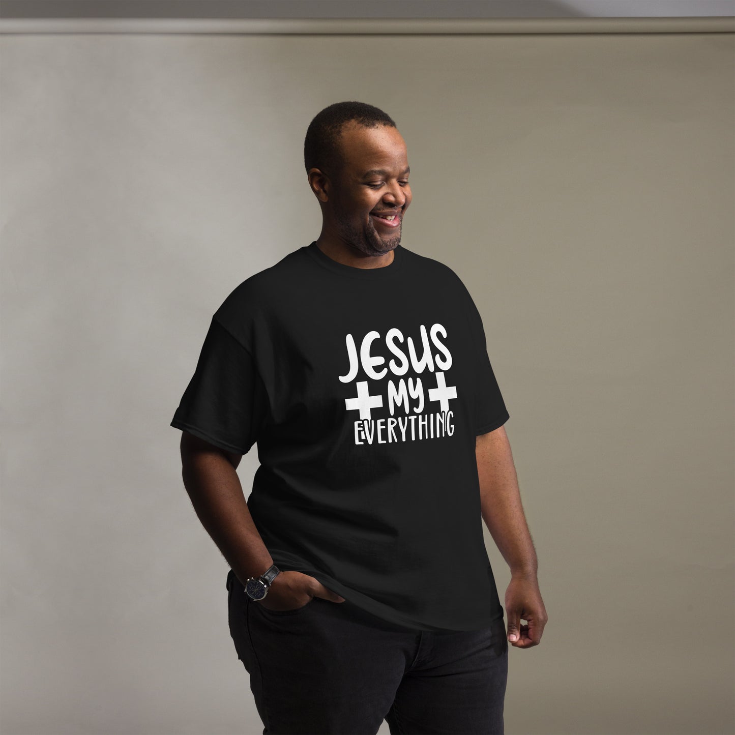 Jesus, My Everything (White design) - Men's classic tee