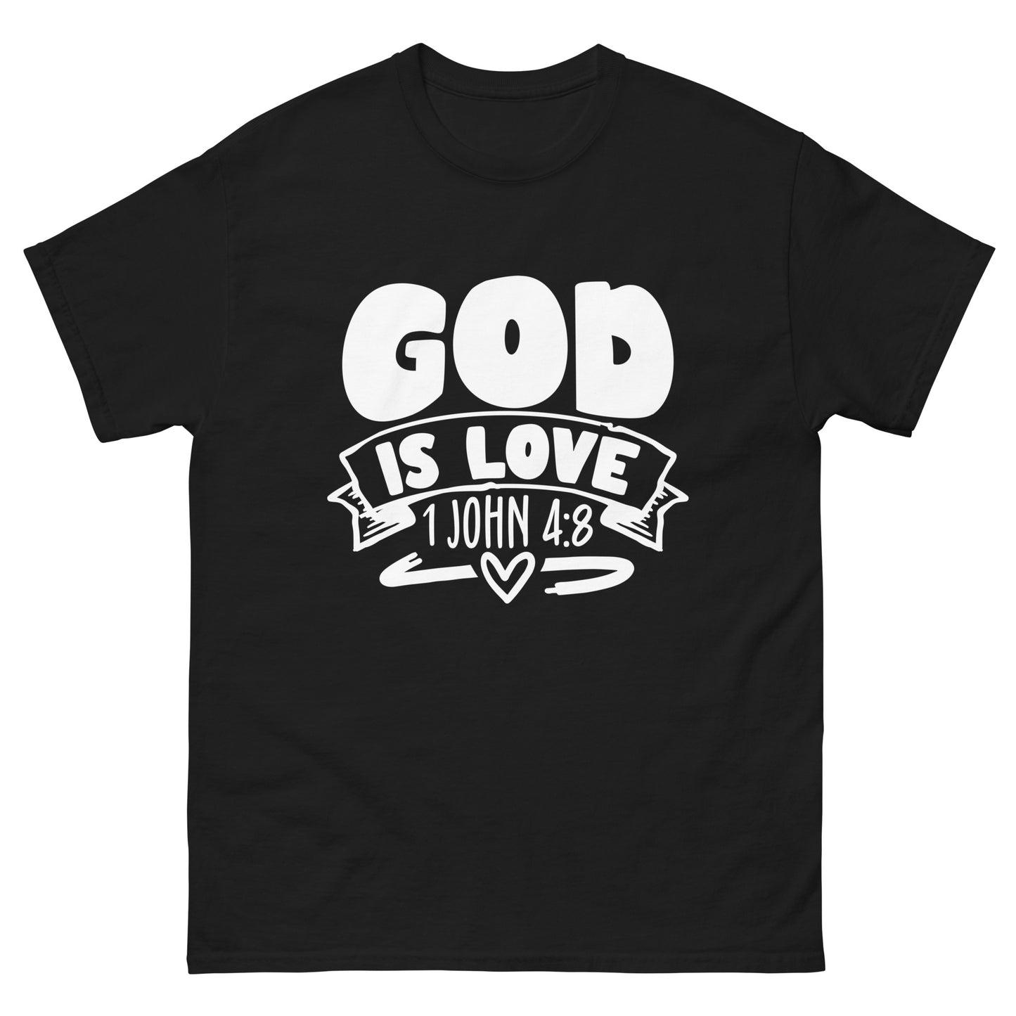 God is Love (White design) - Men's classic tee