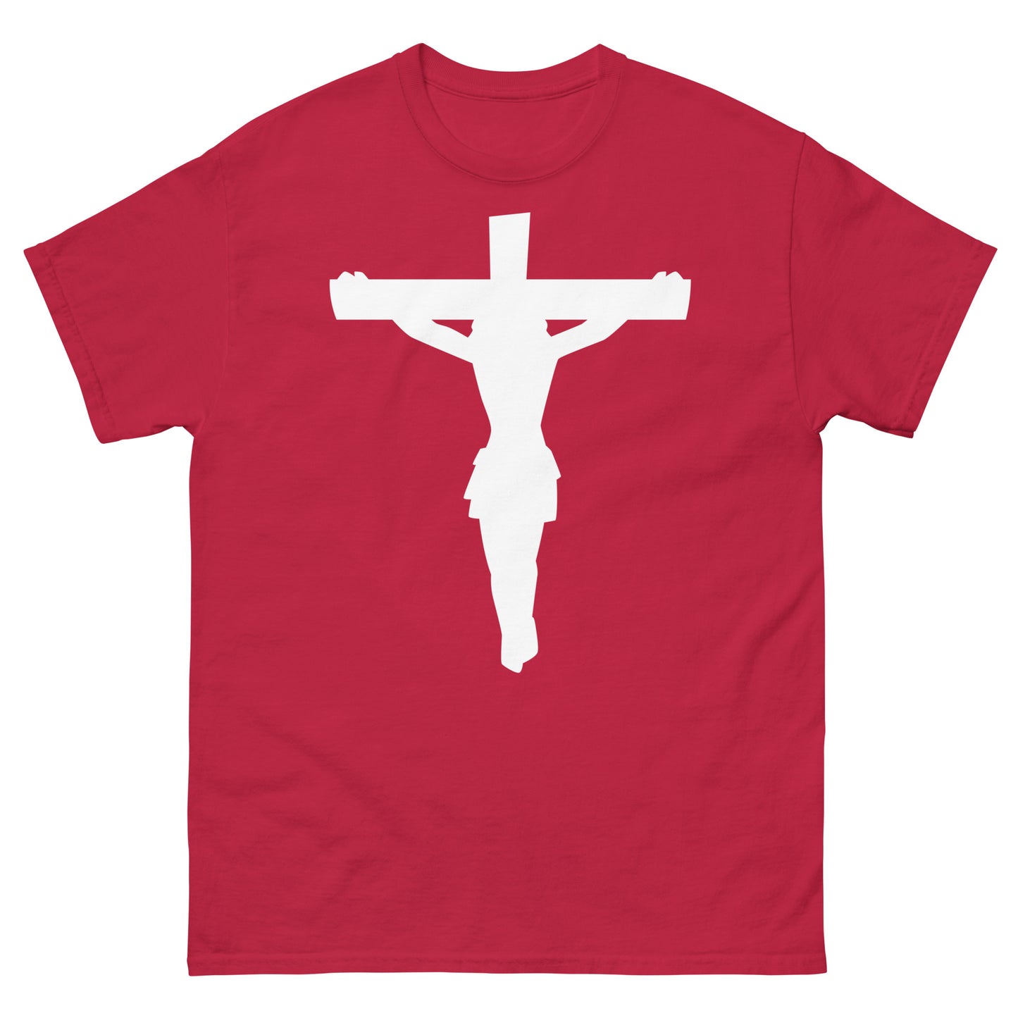 Jesus on the Cross (White design) - Men's classic tee