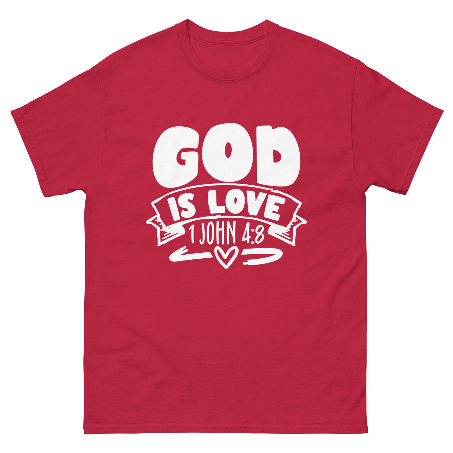 God is Love (White design) - Men's classic tee
