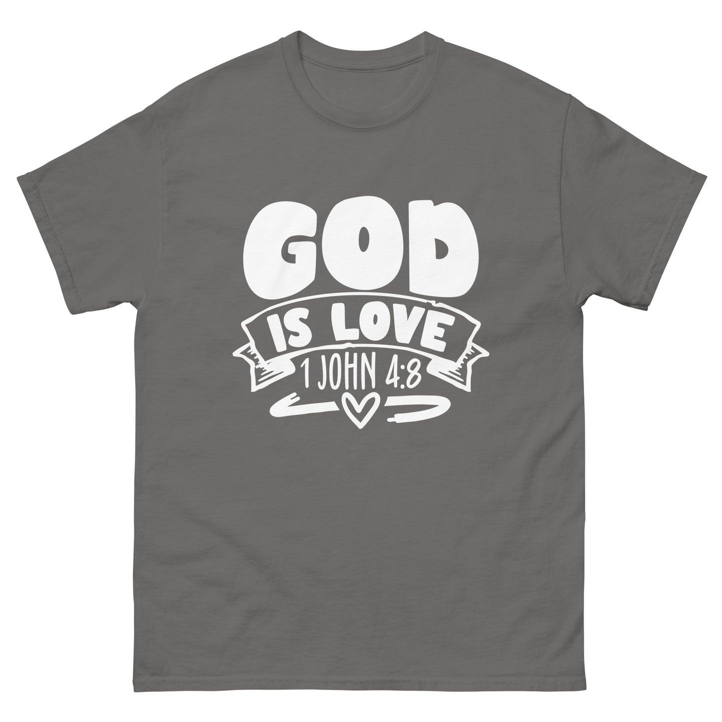 God is Love (White design) - Men's classic tee