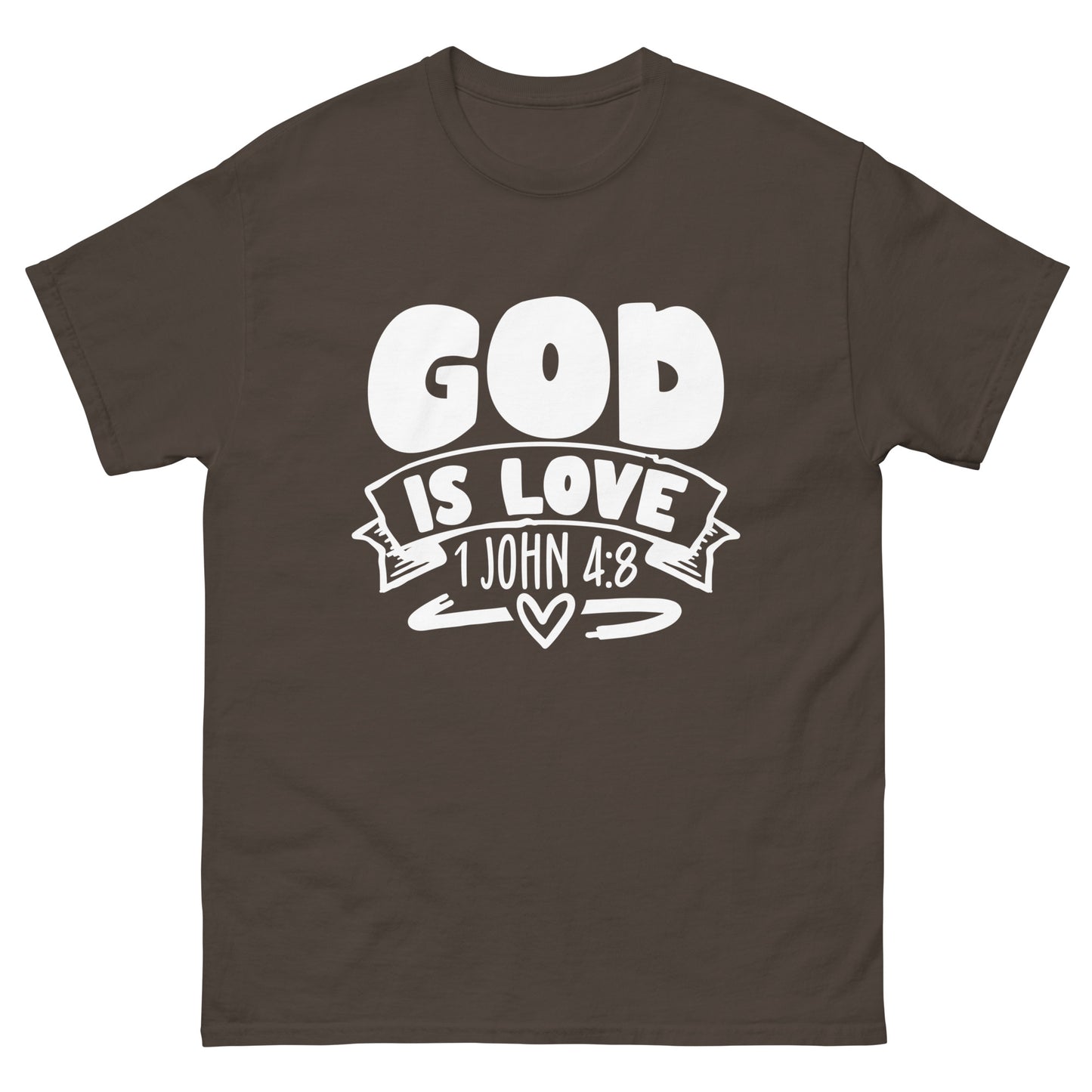 God is Love (White design) - Men's classic tee
