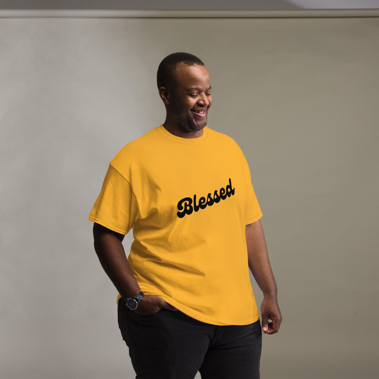Blessed (Black design) - Men's classic tee