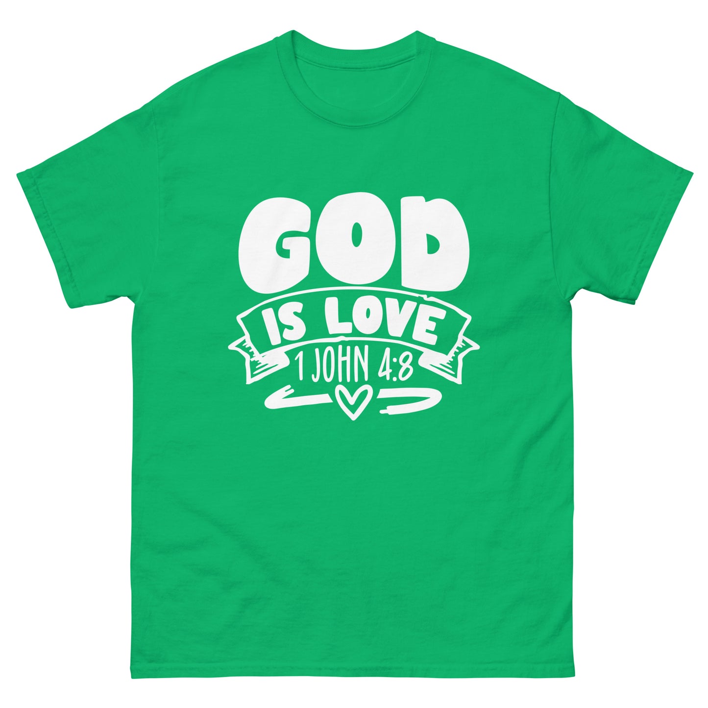 God is Love (White design) - Men's classic tee