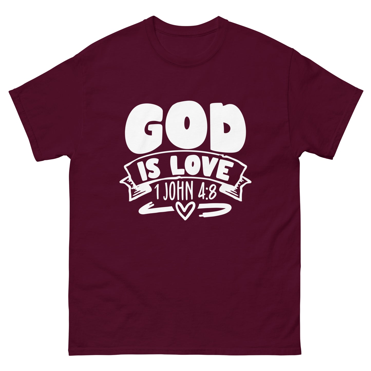God is Love (White design) - Men's classic tee