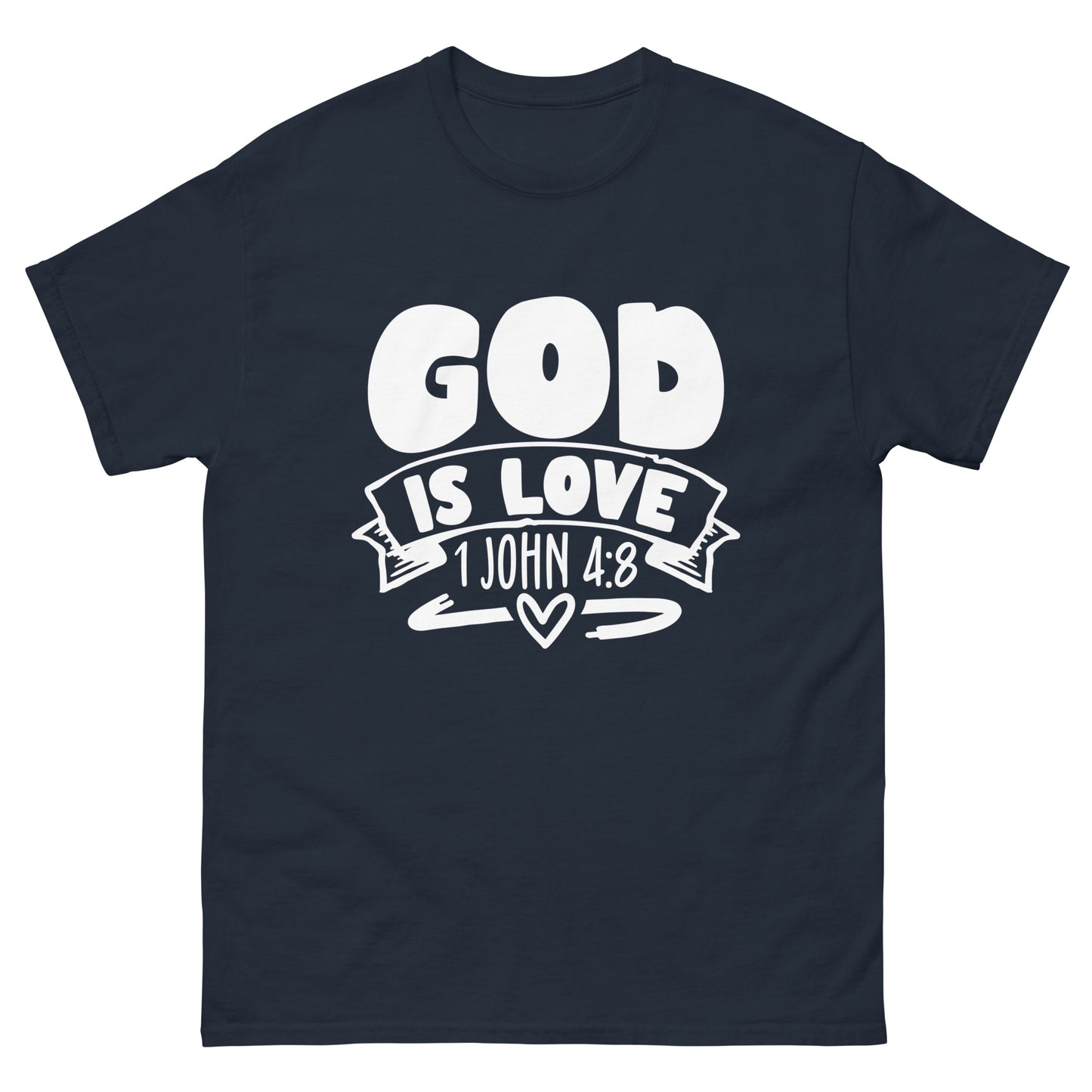 God is Love (White design) - Men's classic tee