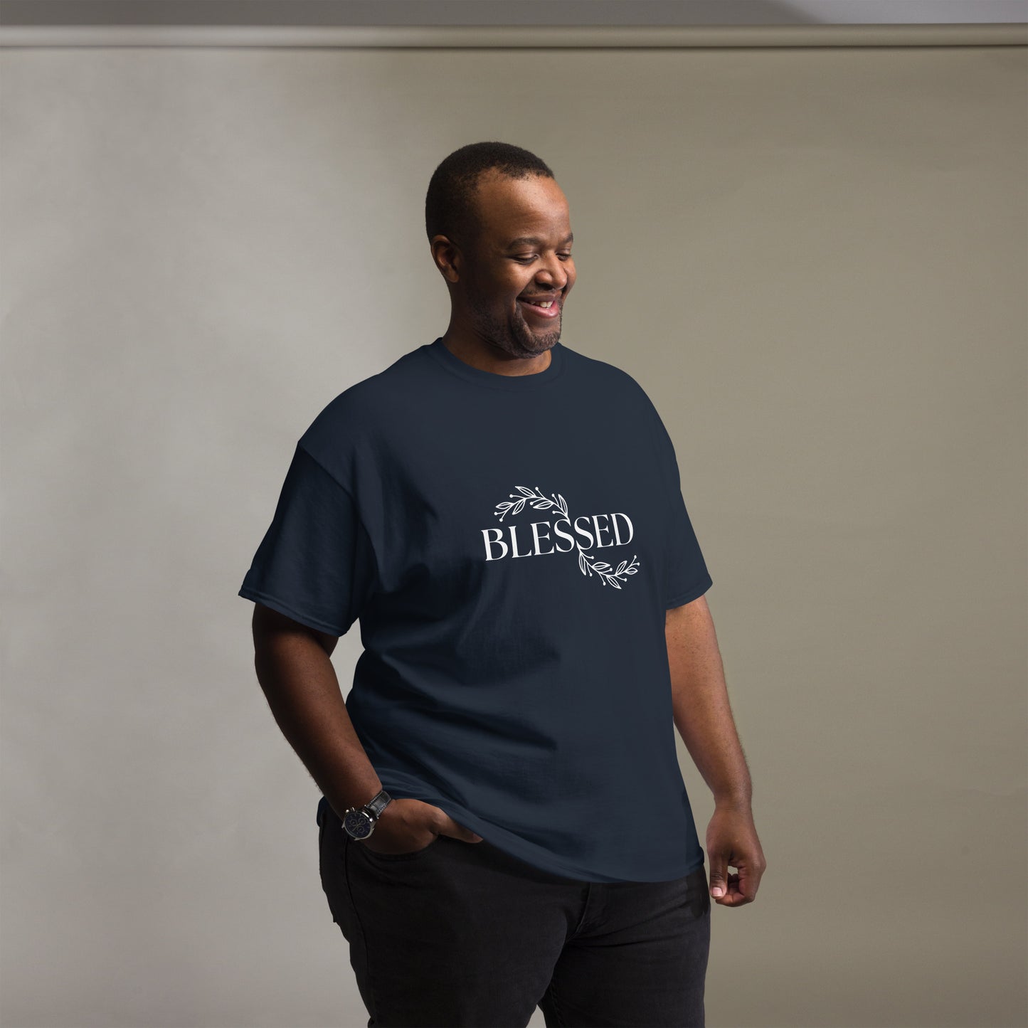 Blessed (White design) - Men's classic tee
