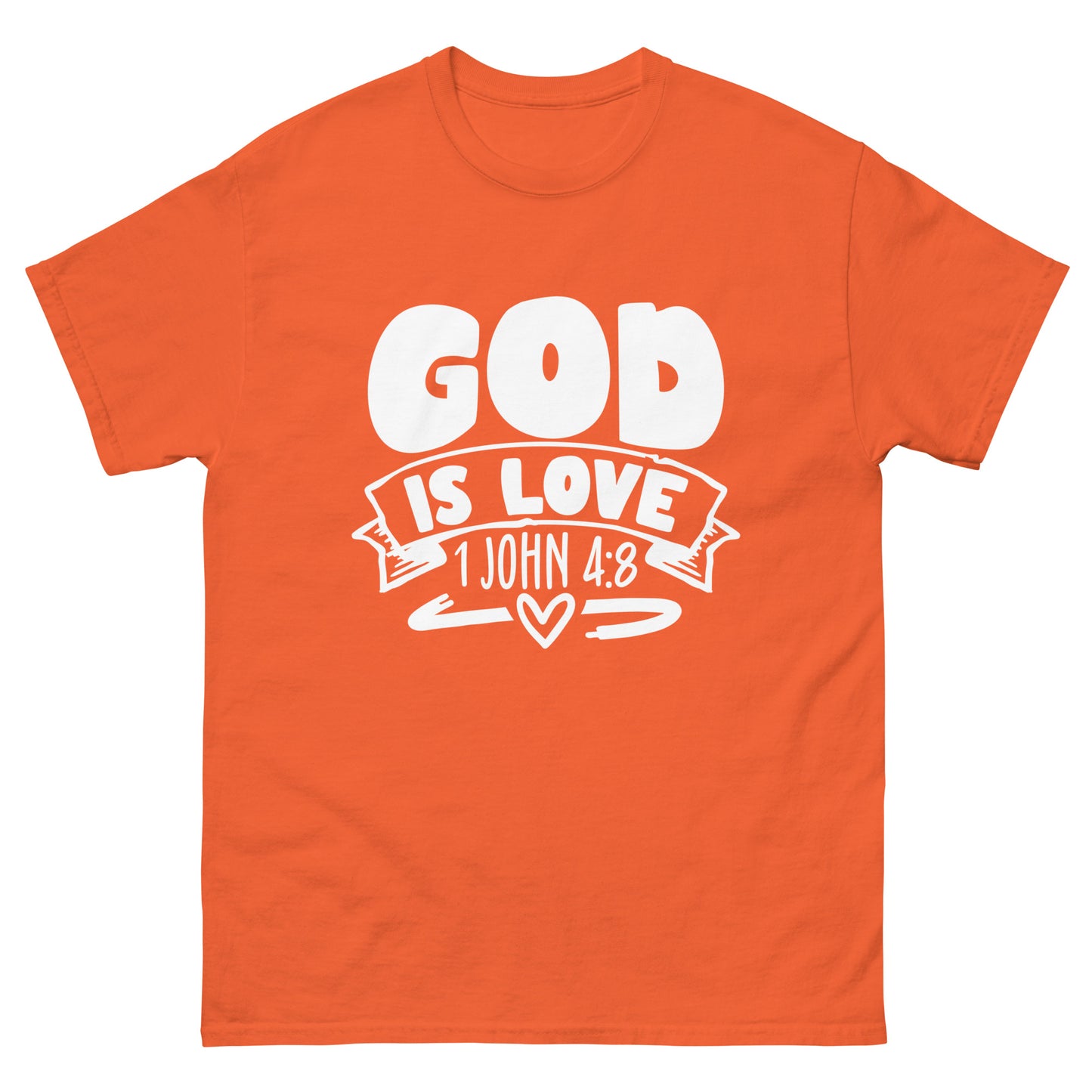 God is Love (White design) - Men's classic tee