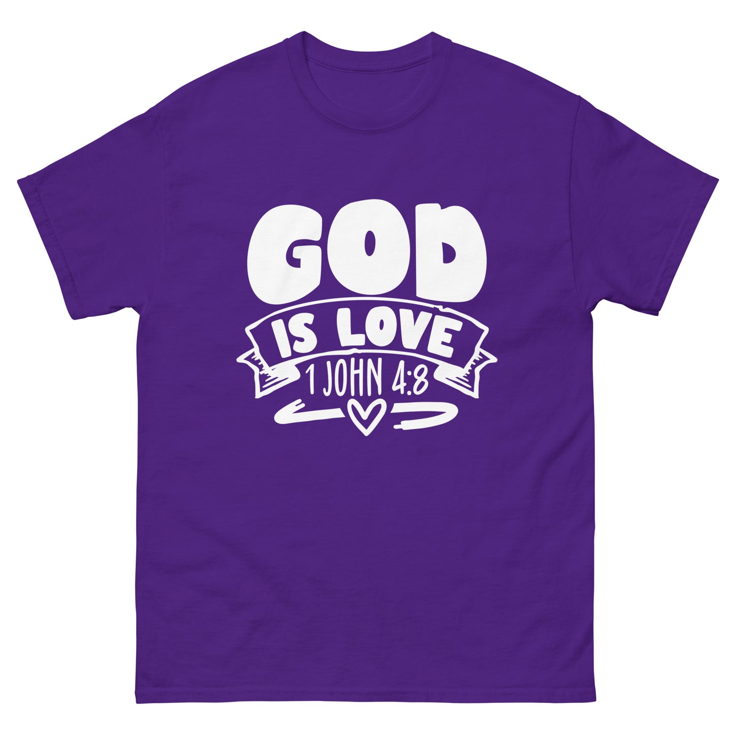 God is Love (White design) - Men's classic tee