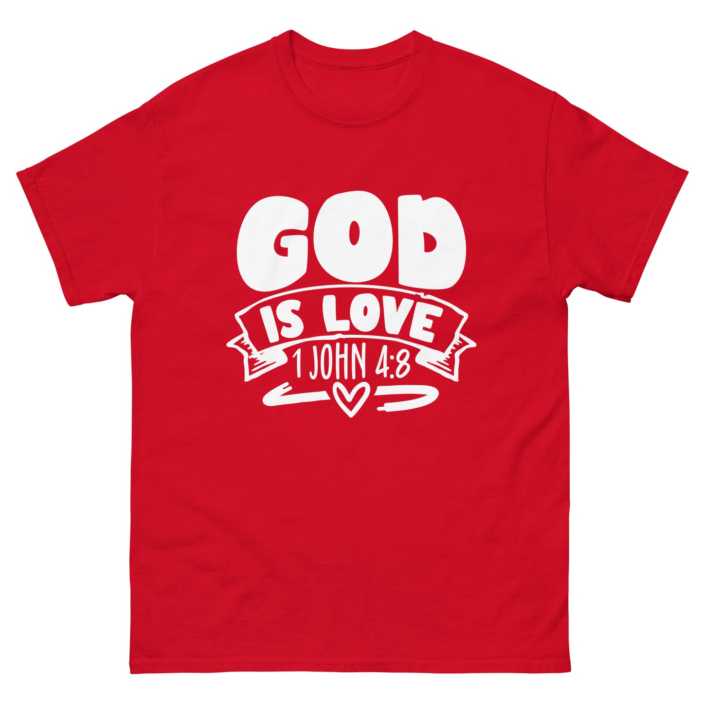 God is Love (White design) - Men's classic tee