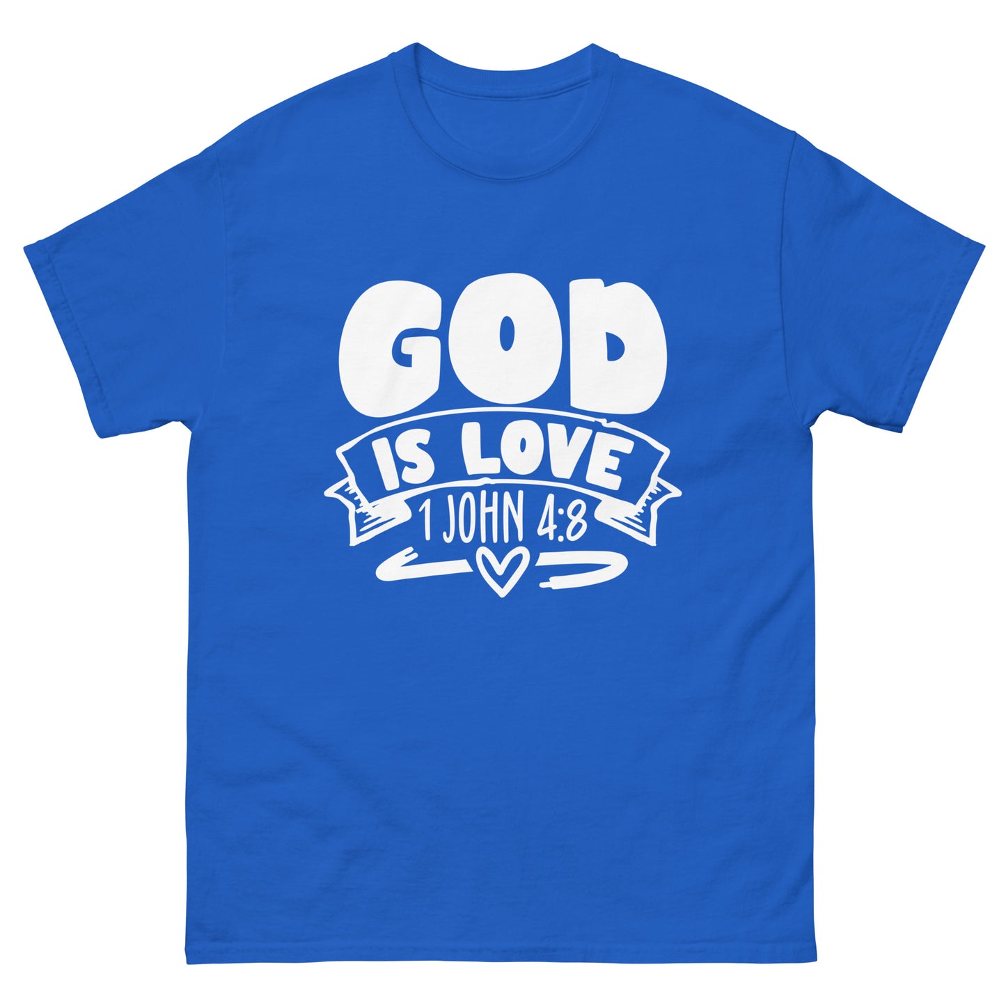 God is Love (White design) - Men's classic tee
