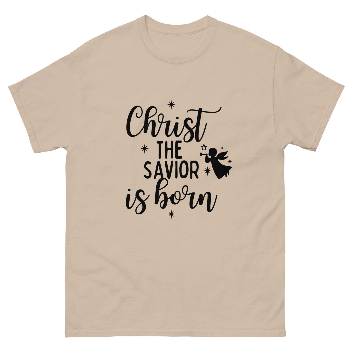 Christ the Savior is Born - Men's classic Christmas tee