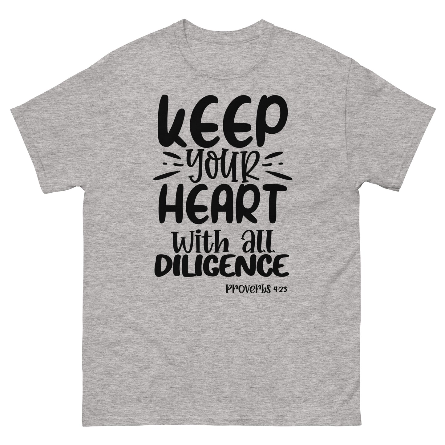 Keep Your Heart (Black design) - Men's classic tee