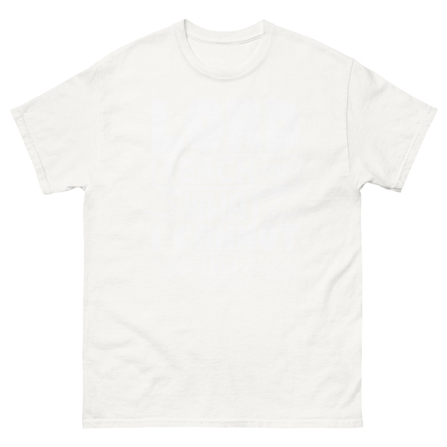 Lord, teach me what I cannot see (White design ) - Men's classic tee
