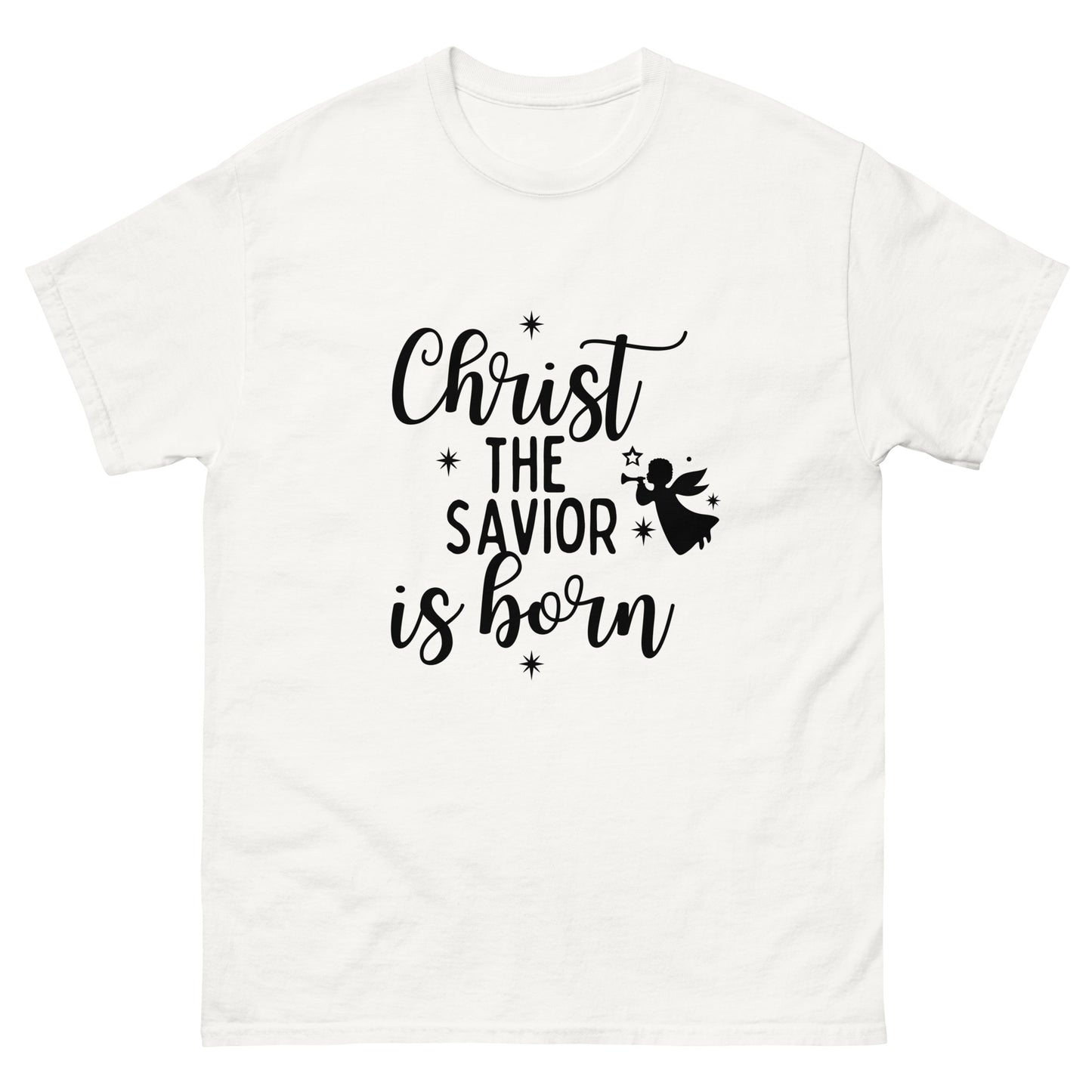 Christ the Savior is Born - Men's classic Christmas tee