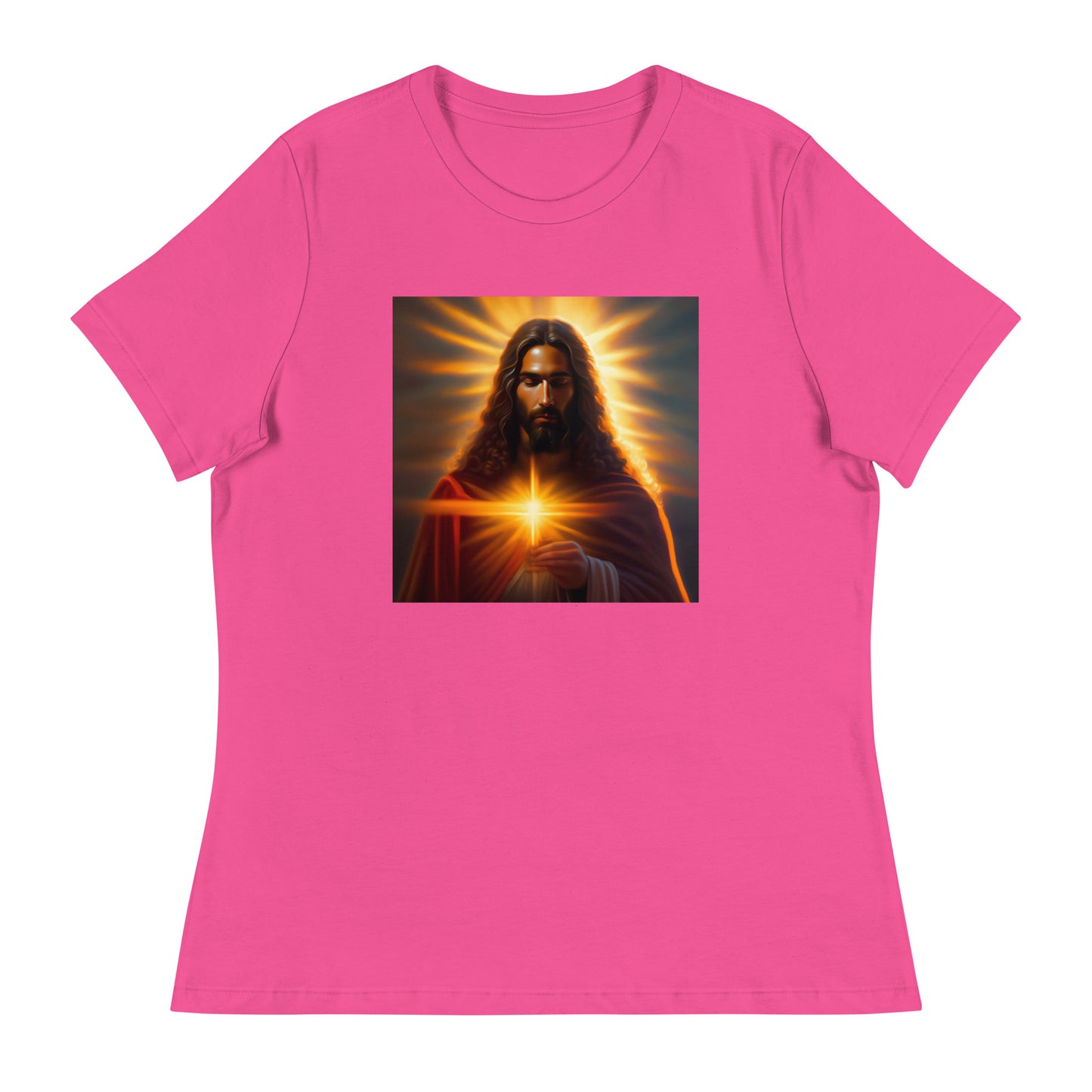Full-color image of Jesus - Women's Relaxed T-Shirt