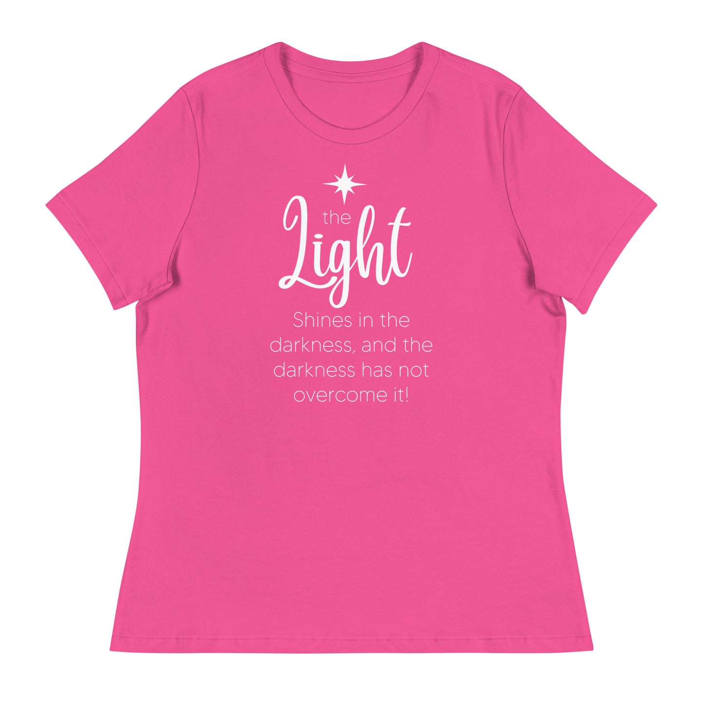 The Light - Women's Relaxed Christmas T-Shirt