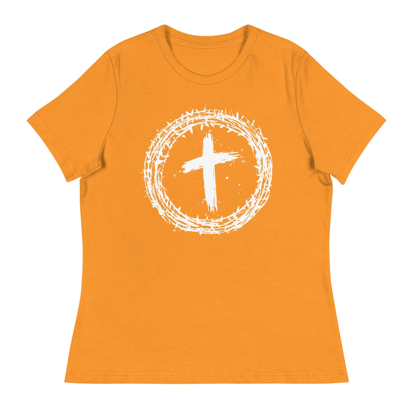 Faith's Emblem (White design) - Women's Relaxed T-Shirt