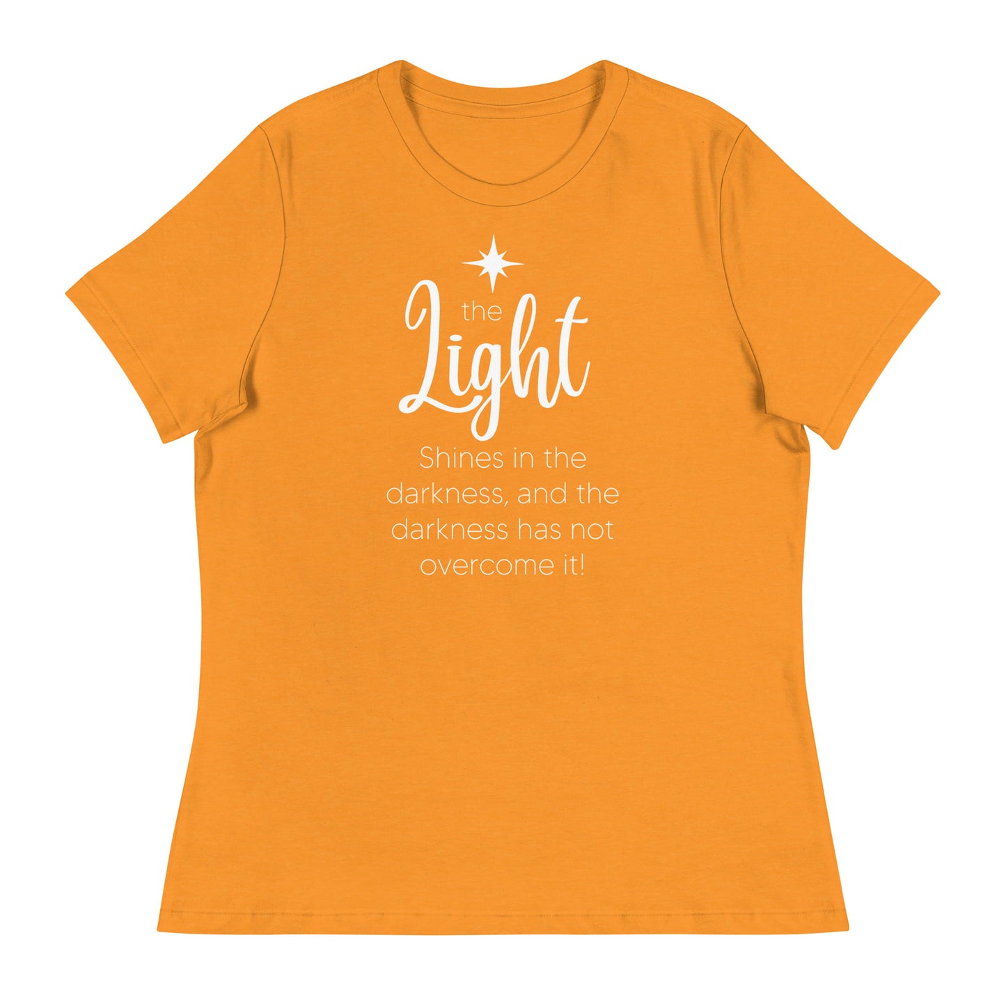 The Light - Women's Relaxed Christmas T-Shirt