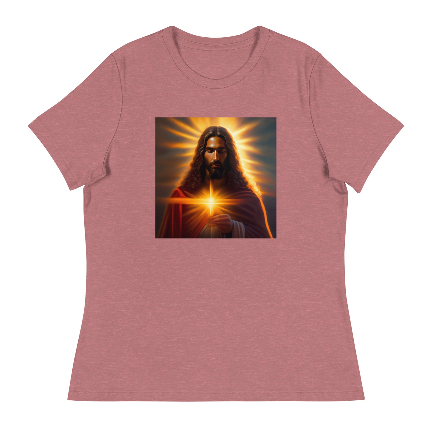 Full-color image of Jesus - Women's Relaxed T-Shirt