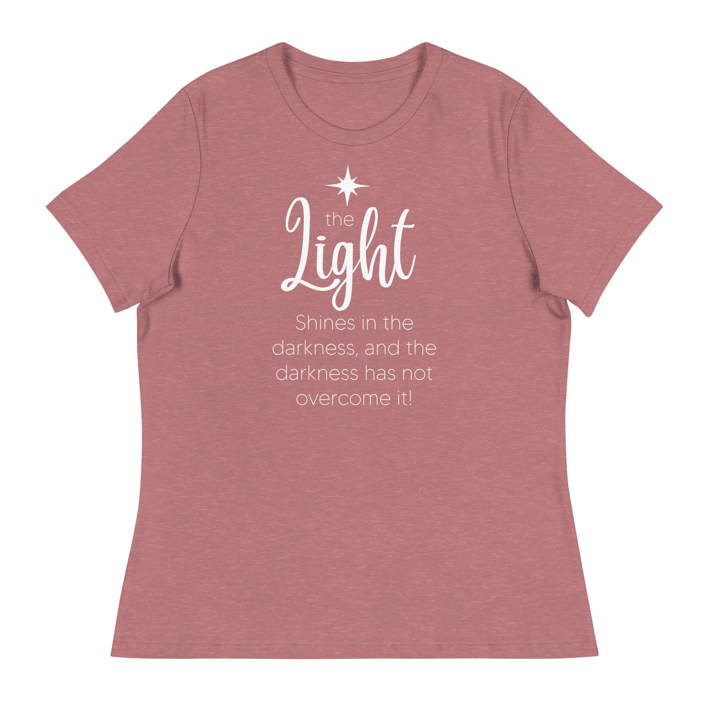 The Light - Women's Relaxed Christmas T-Shirt