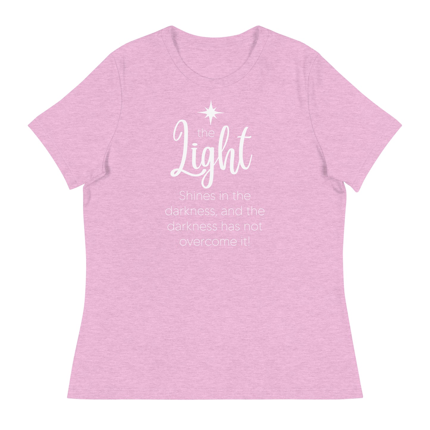 The Light - Women's Relaxed Christmas T-Shirt