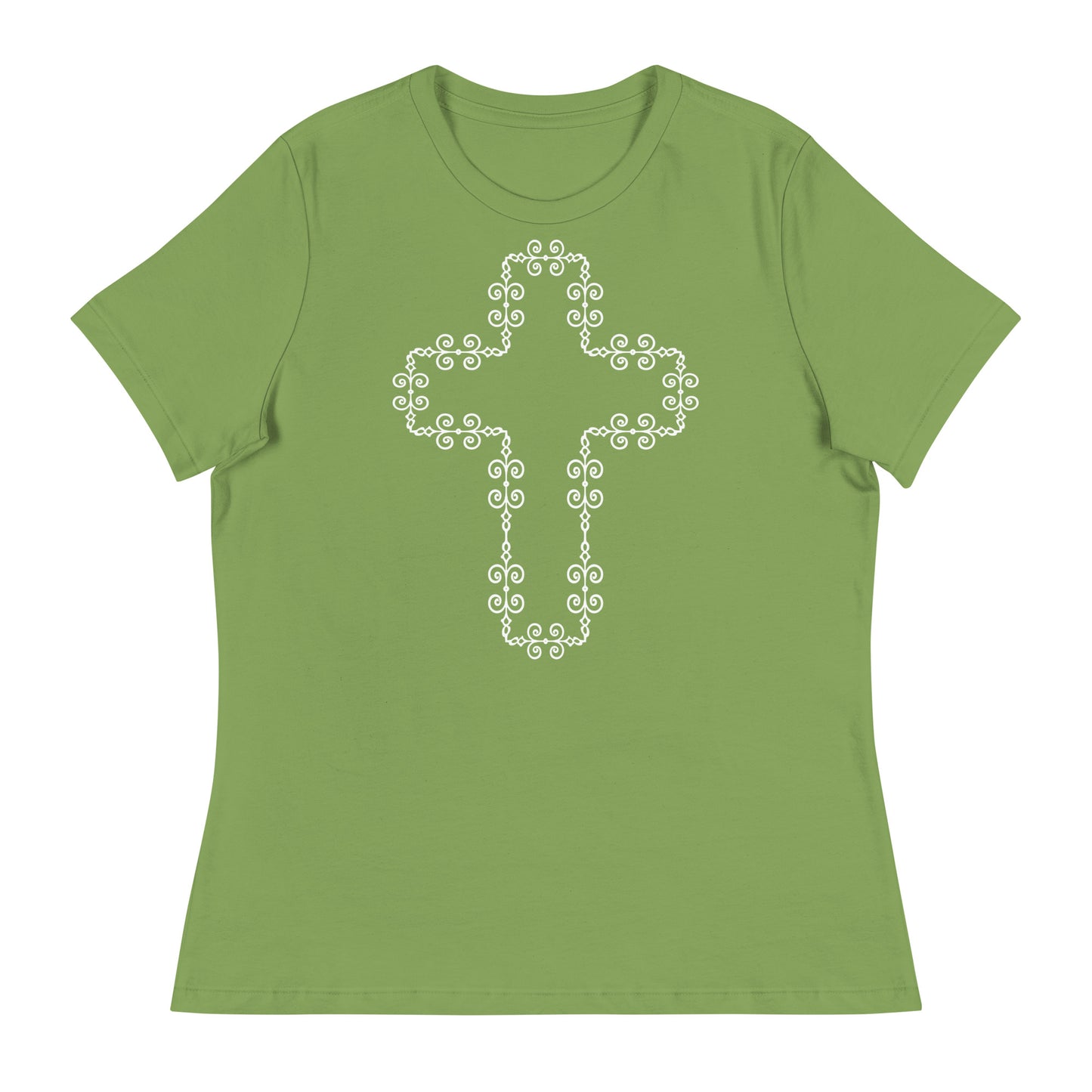 The Cross (White design) - Women's Relaxed T-Shirt