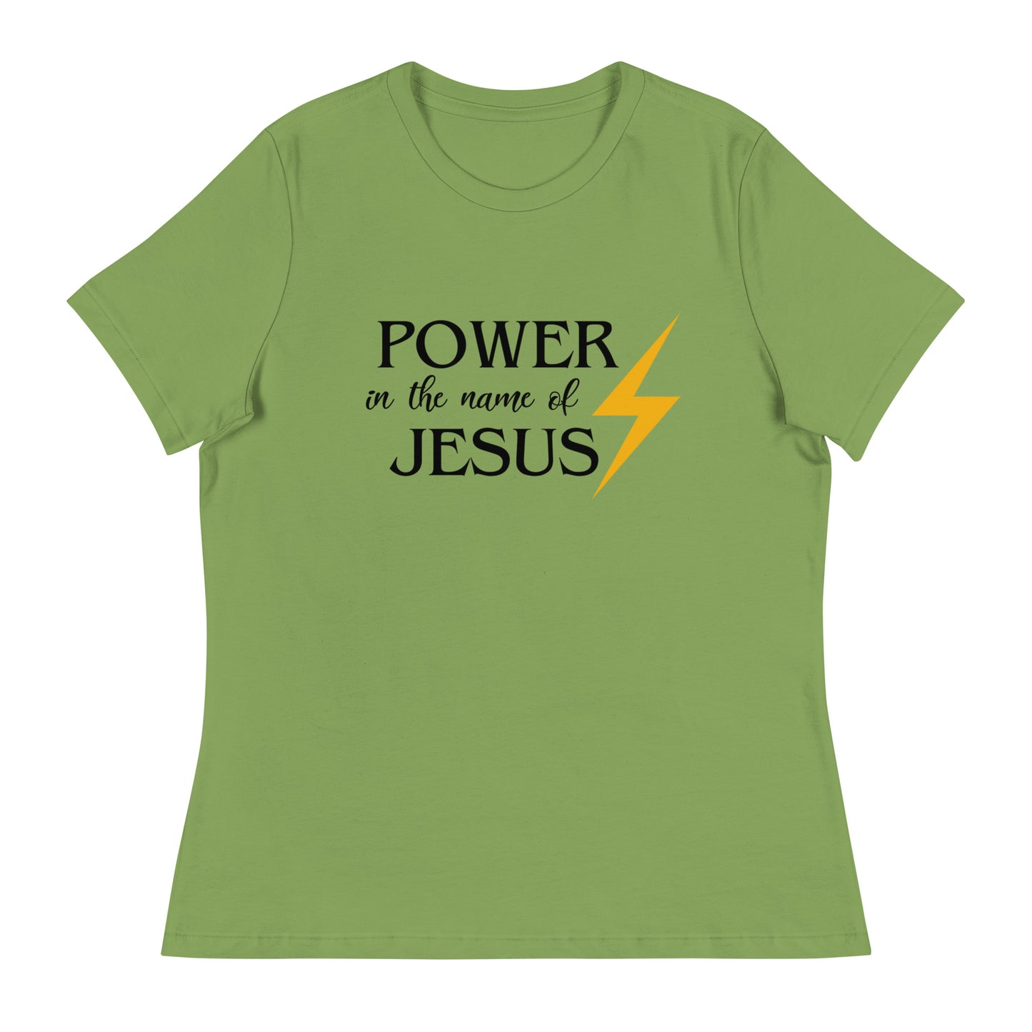 Power in the Name of Jesus - Women's Relaxed T-Shirt