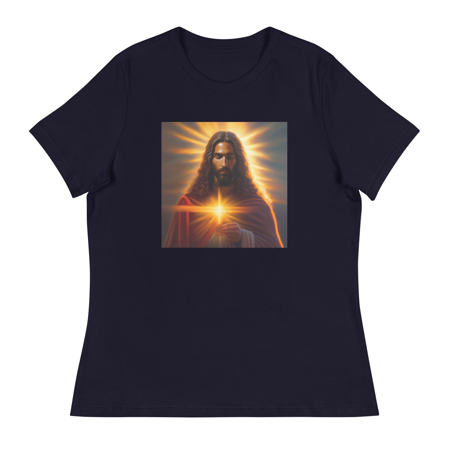 Full-color image of Jesus - Women's Relaxed T-Shirt