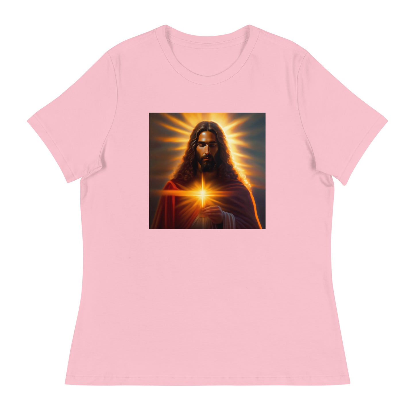 Full-color image of Jesus - Women's Relaxed T-Shirt