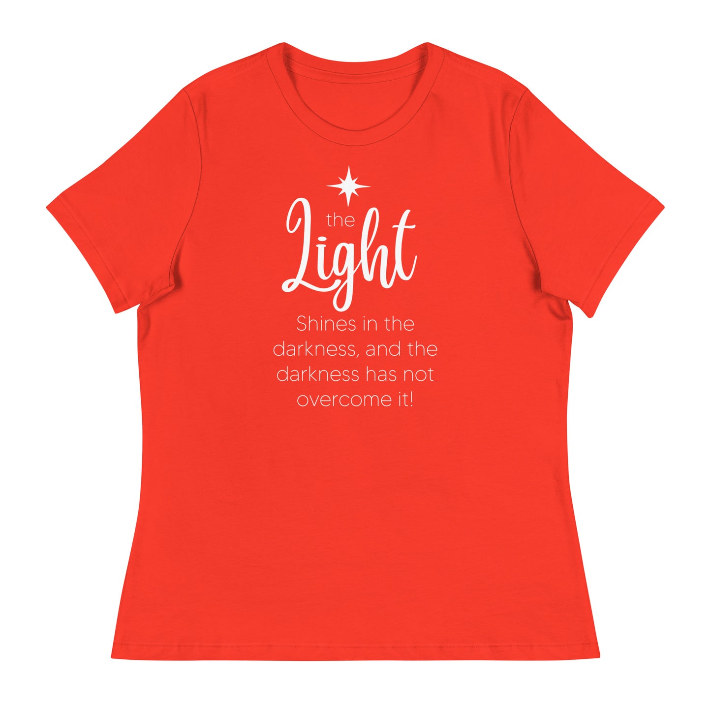 The Light - Women's Relaxed Christmas T-Shirt