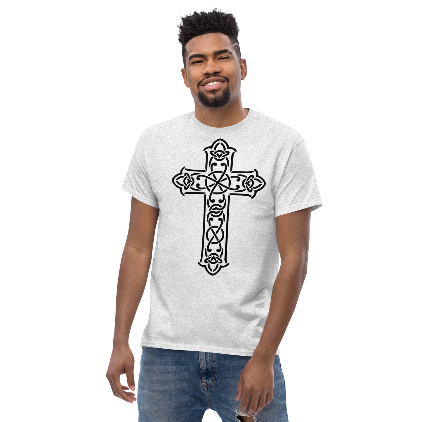 Cross of Faith (Black design) - Men's classic tee