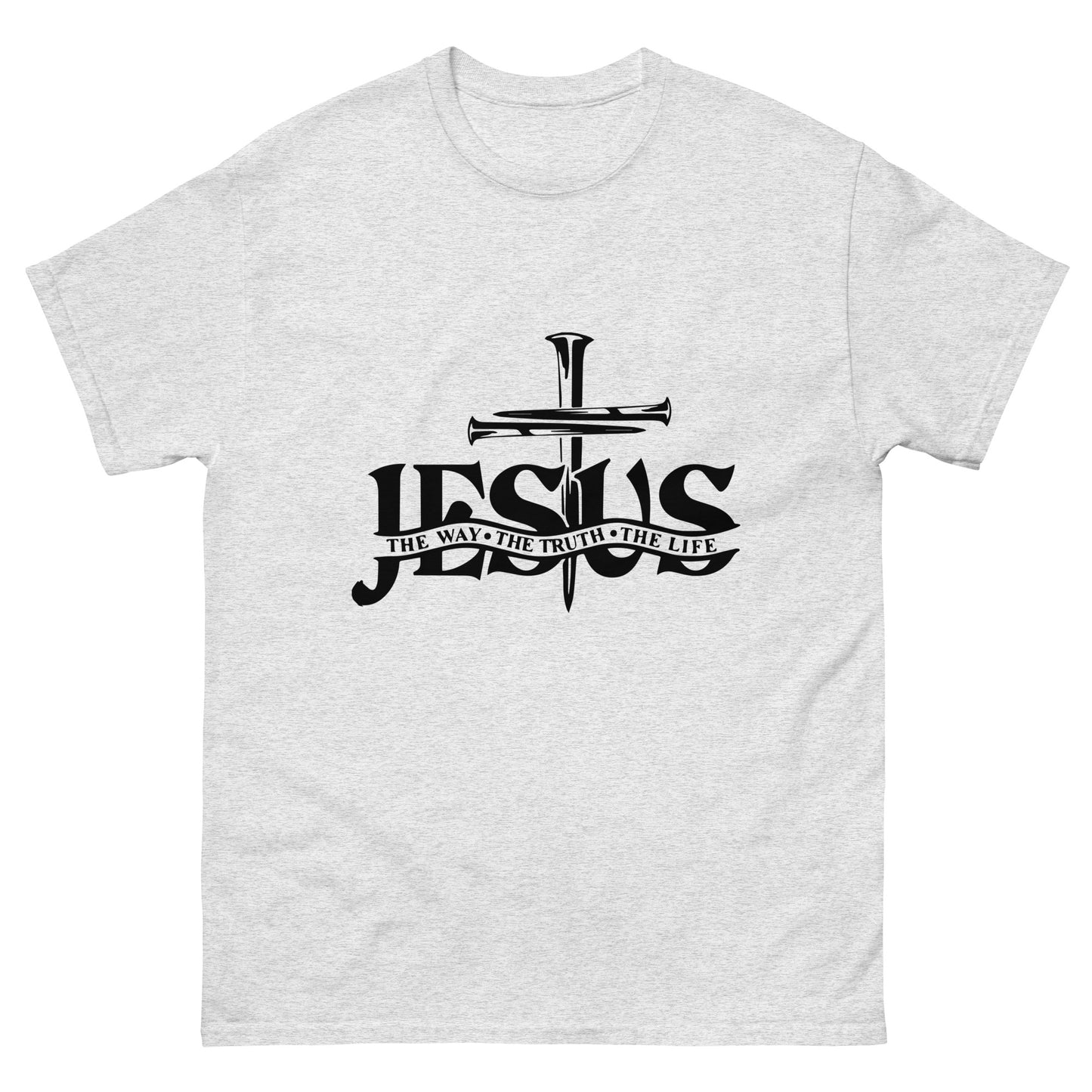 Jesus, the way, the truth, the life (Black design) - Men's classic tee