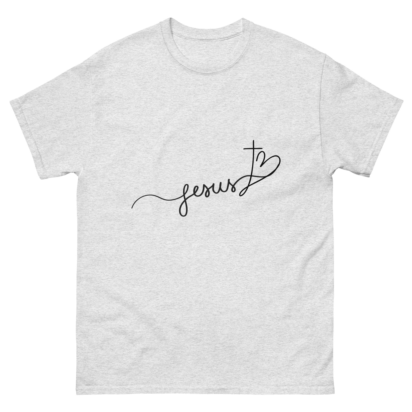 Jesus Heart (Black design)-Men's classic tee