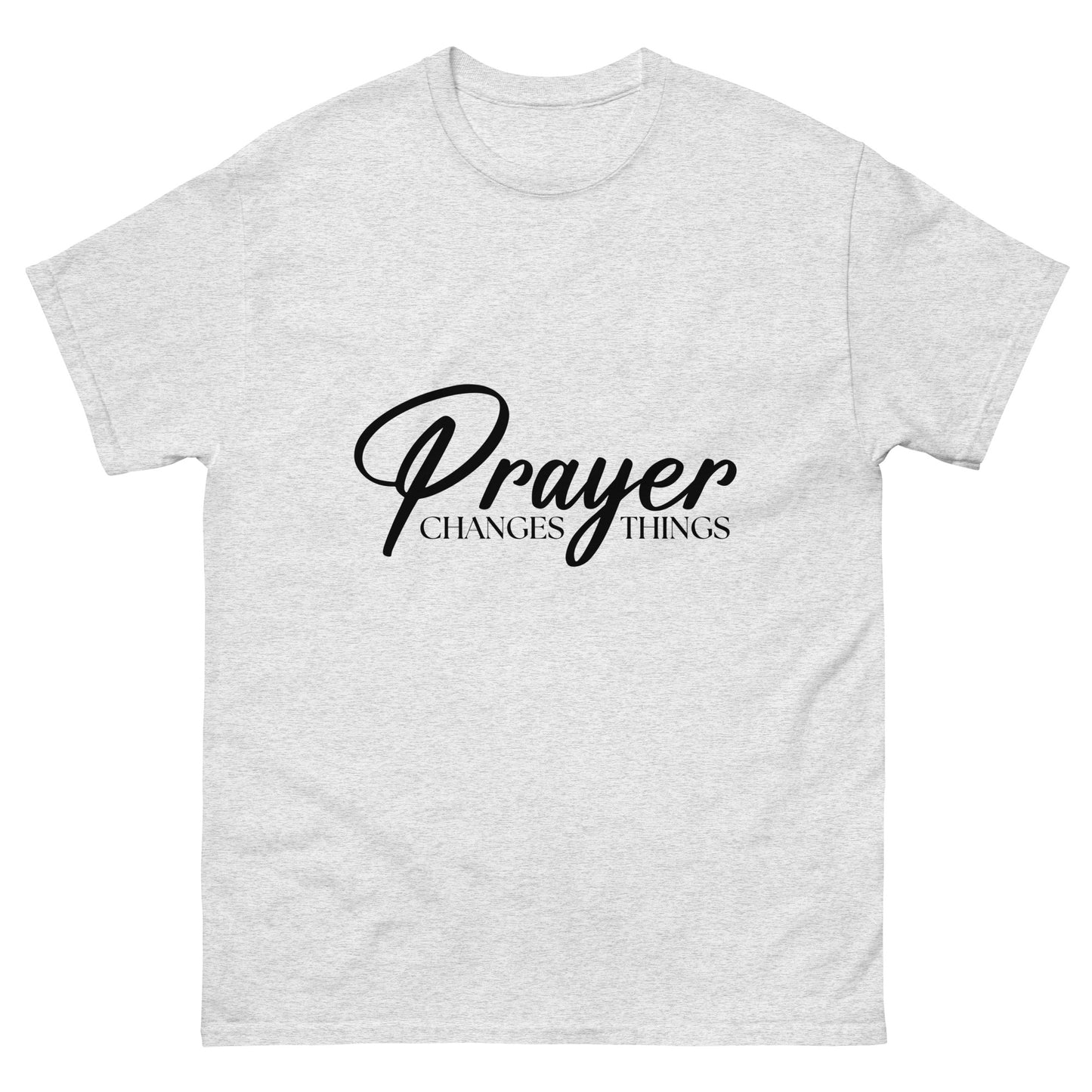 Prayer changes things (Black design)- Men's classic tee