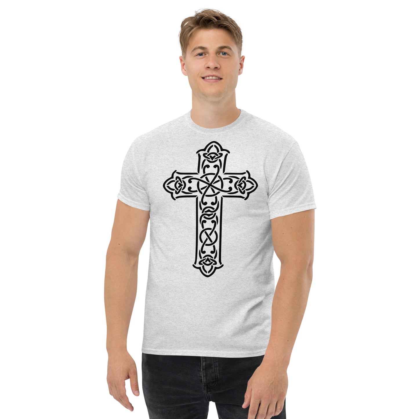 Cross of Faith (Black design) - Men's classic tee