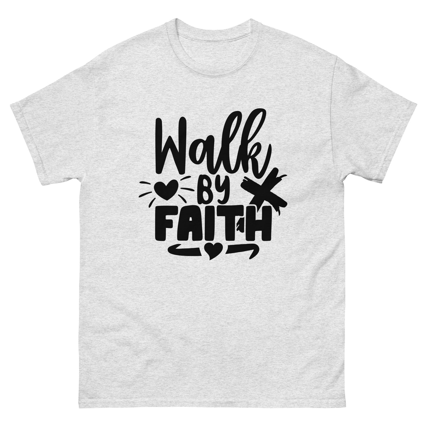 Walk by faith (black design)  - Men's classic tee