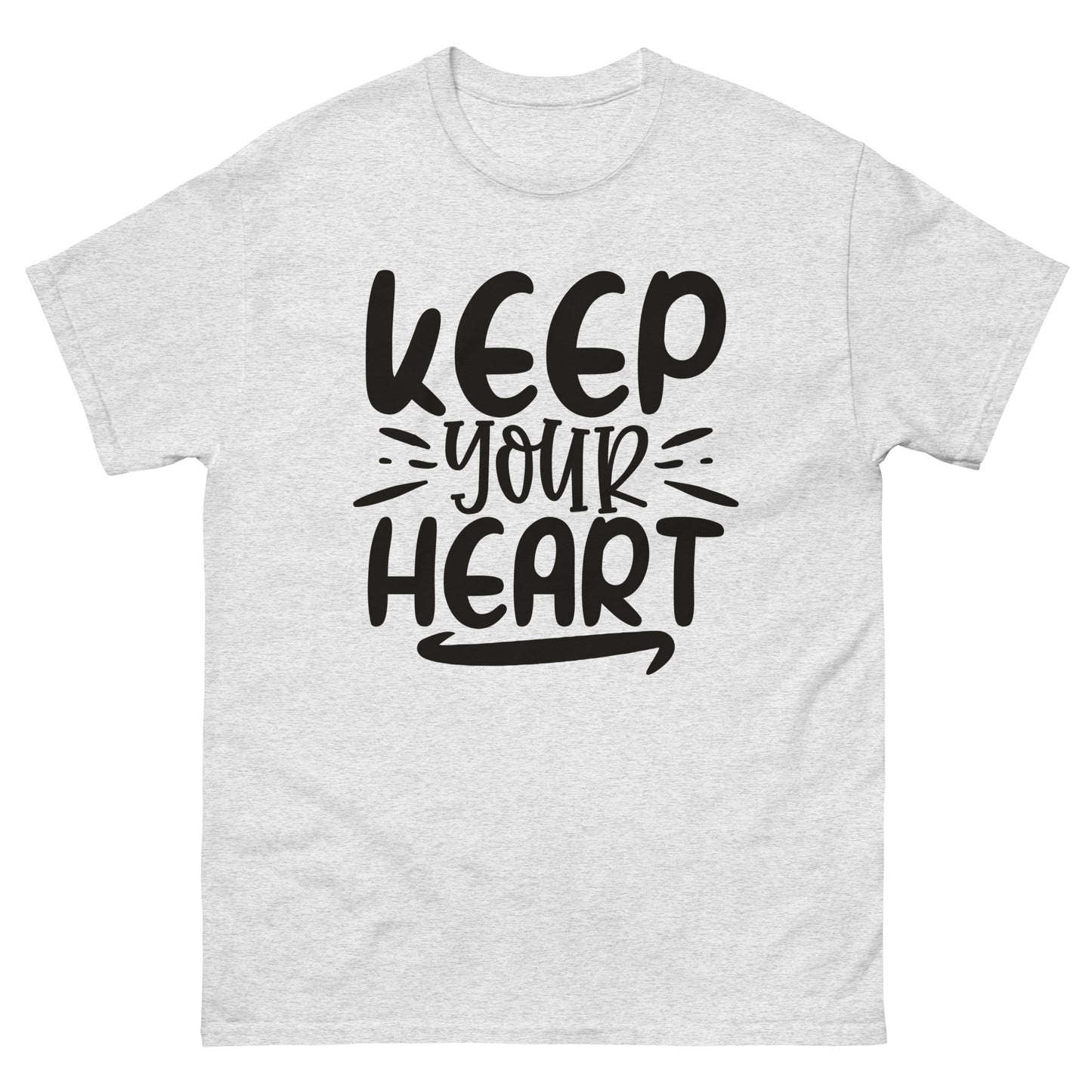 Keep Your Heart (Black design) - Men's classic tee