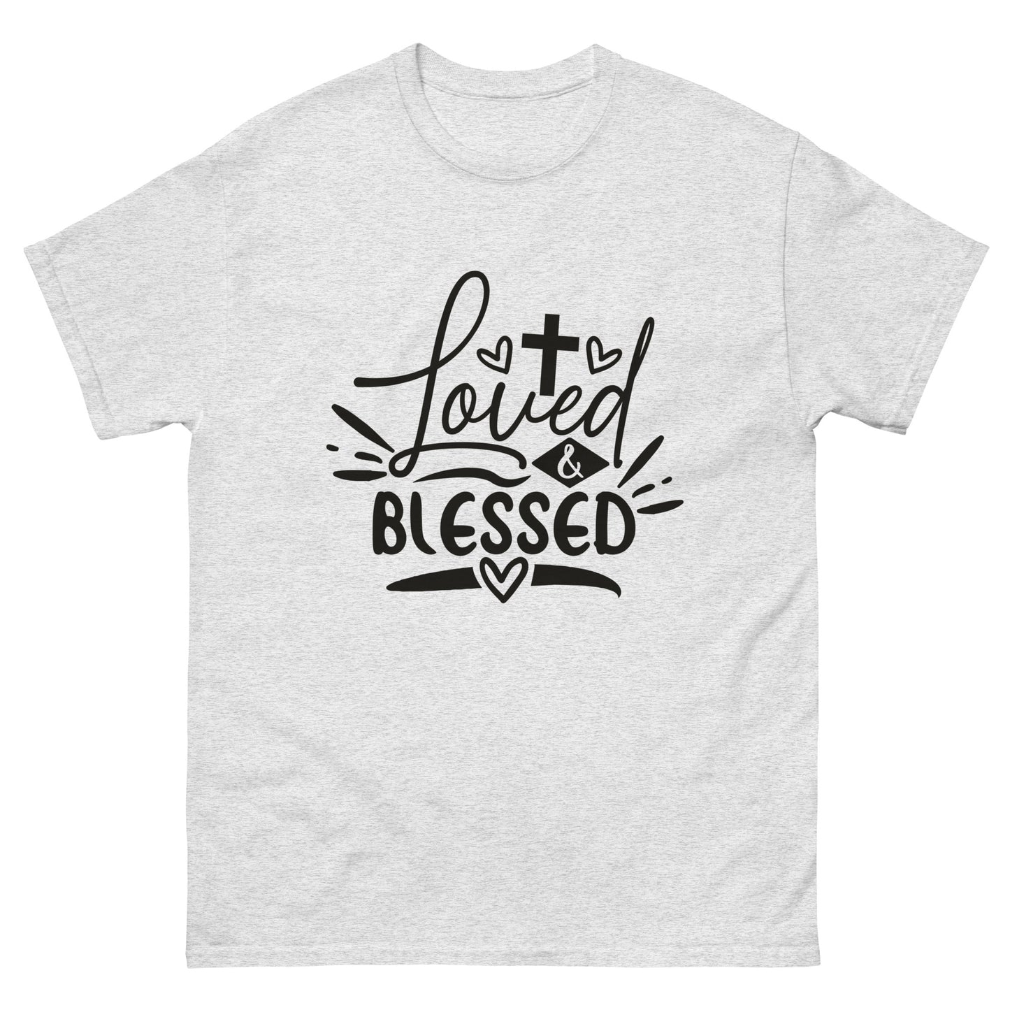 Loved and Blessed (Black design) - Men's classic tee