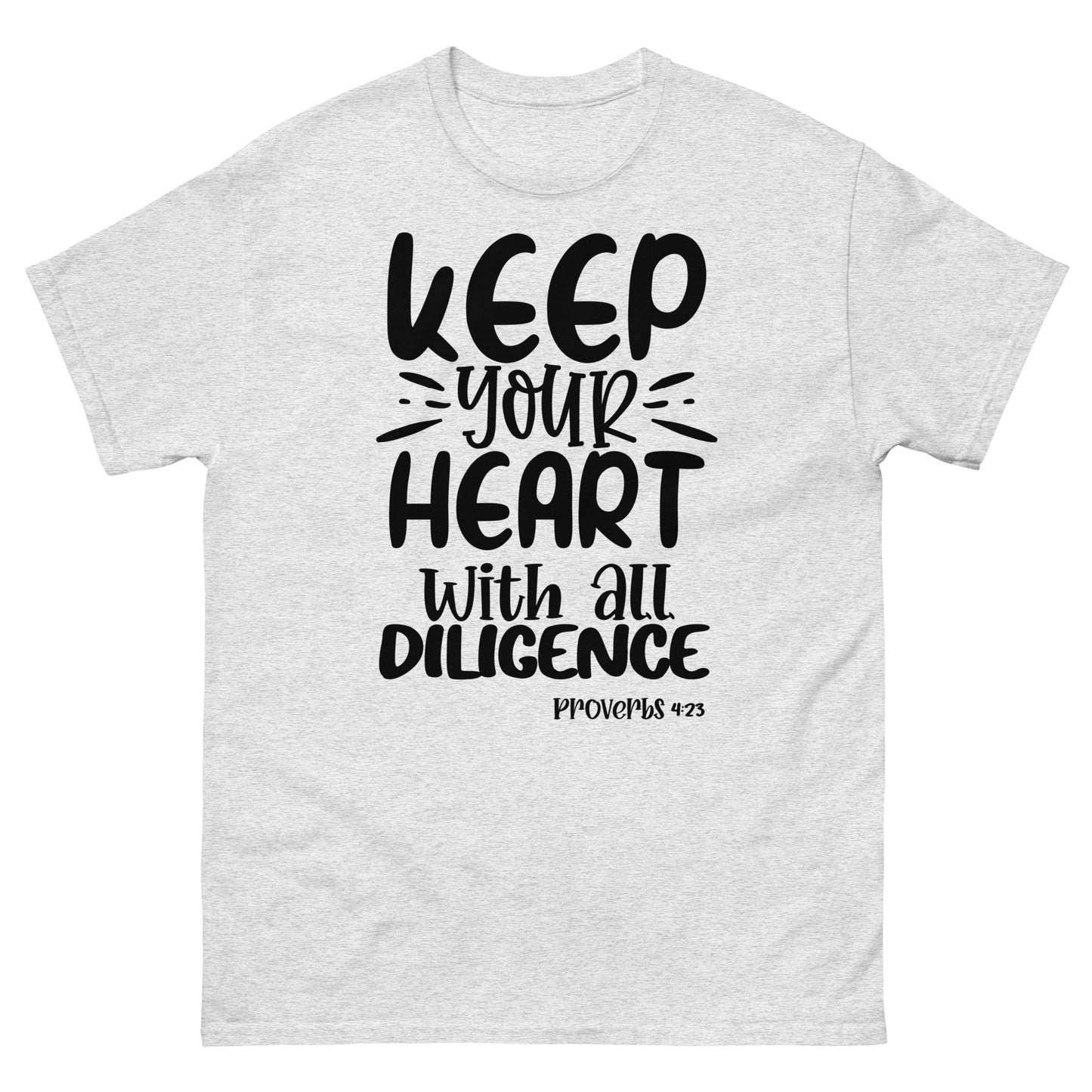 Keep Your Heart  (Black design) - Men's classic tee