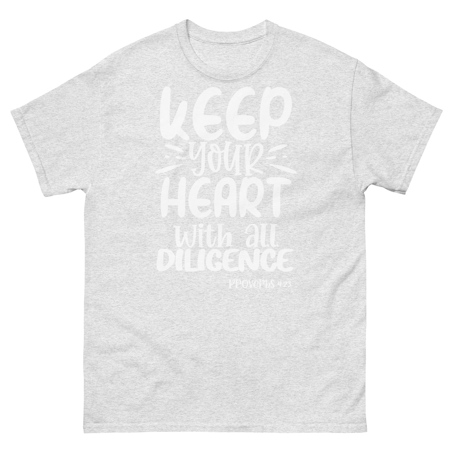 Keep Your Heart  (White design)  - Men's classic tee