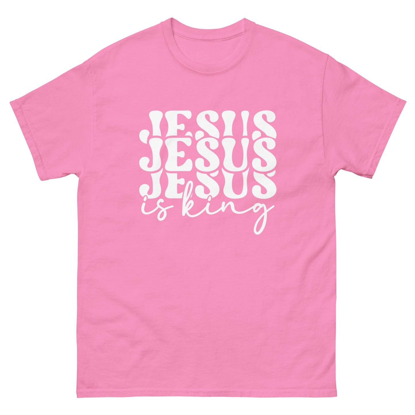 Jesus is King (White design) - Men's classic tee