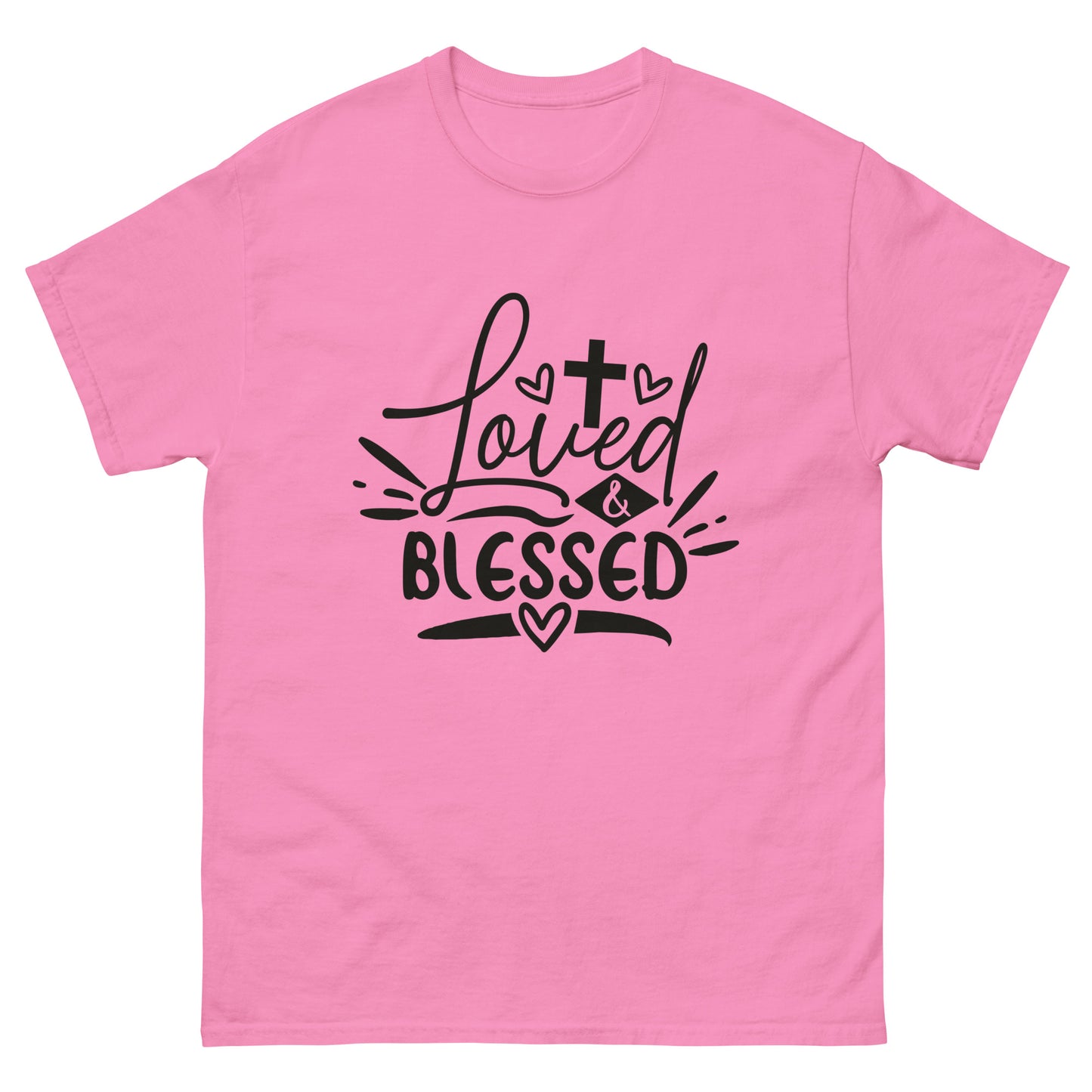 Loved and Blessed (Black design) - Men's classic tee