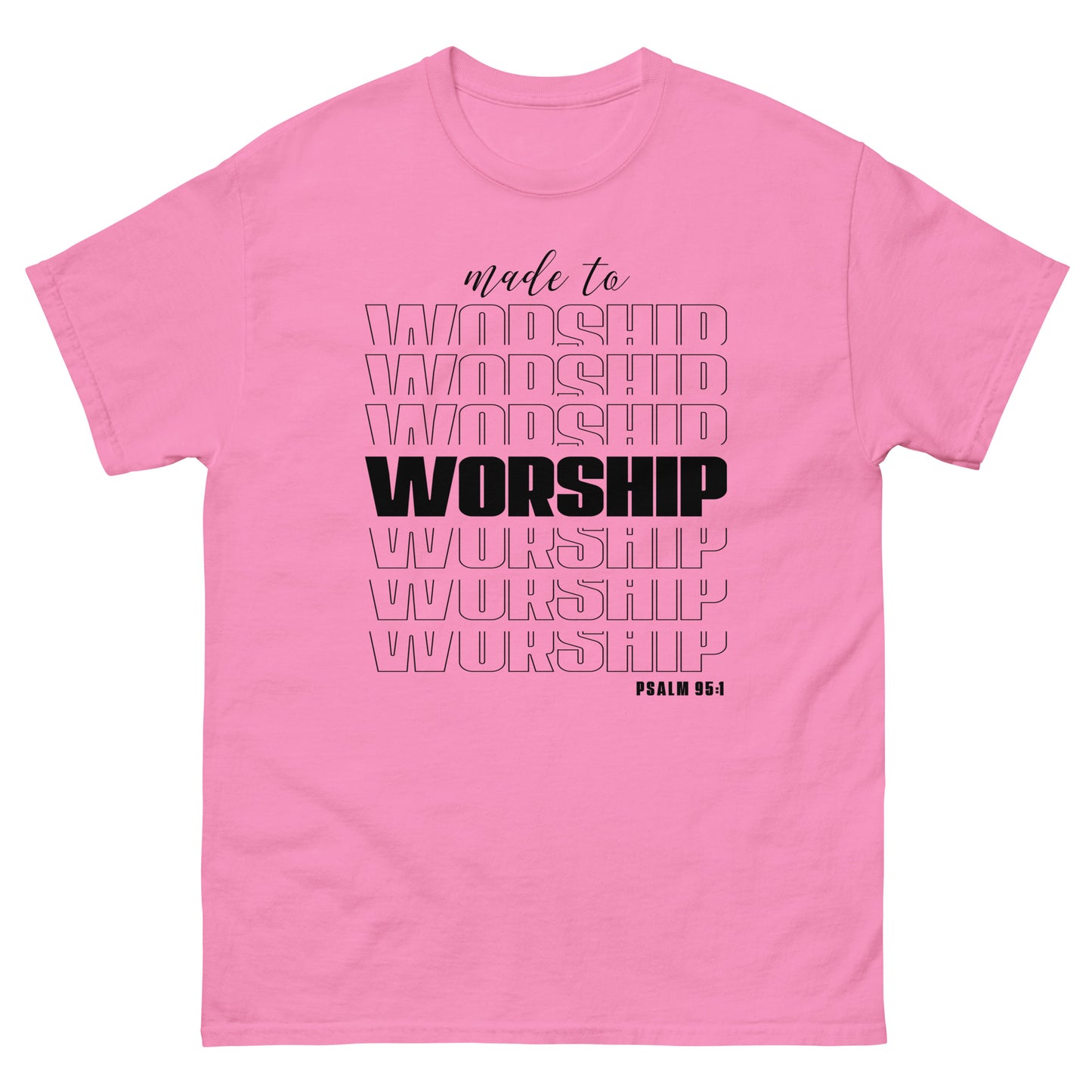 Made to Worship (Black design) - Men's classic tee