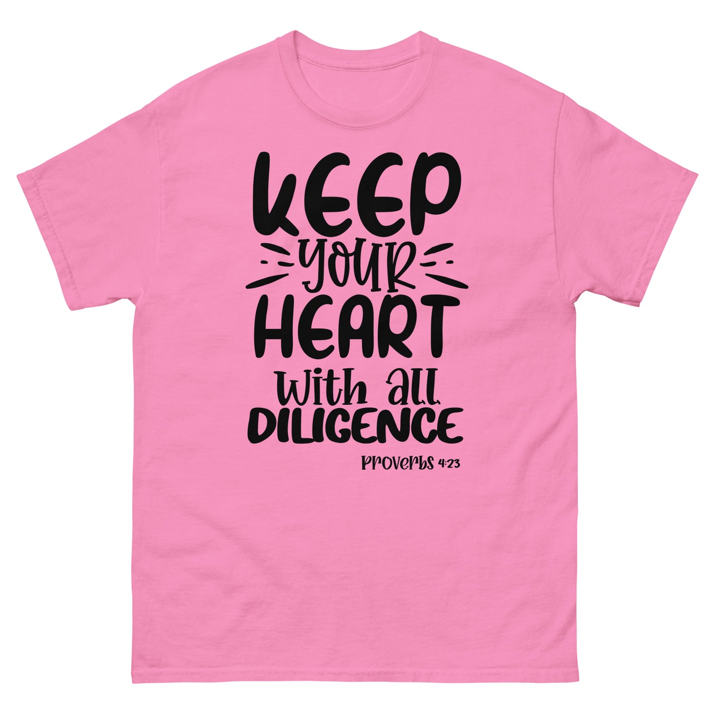 Keep Your Heart  (Black design) - Men's classic tee